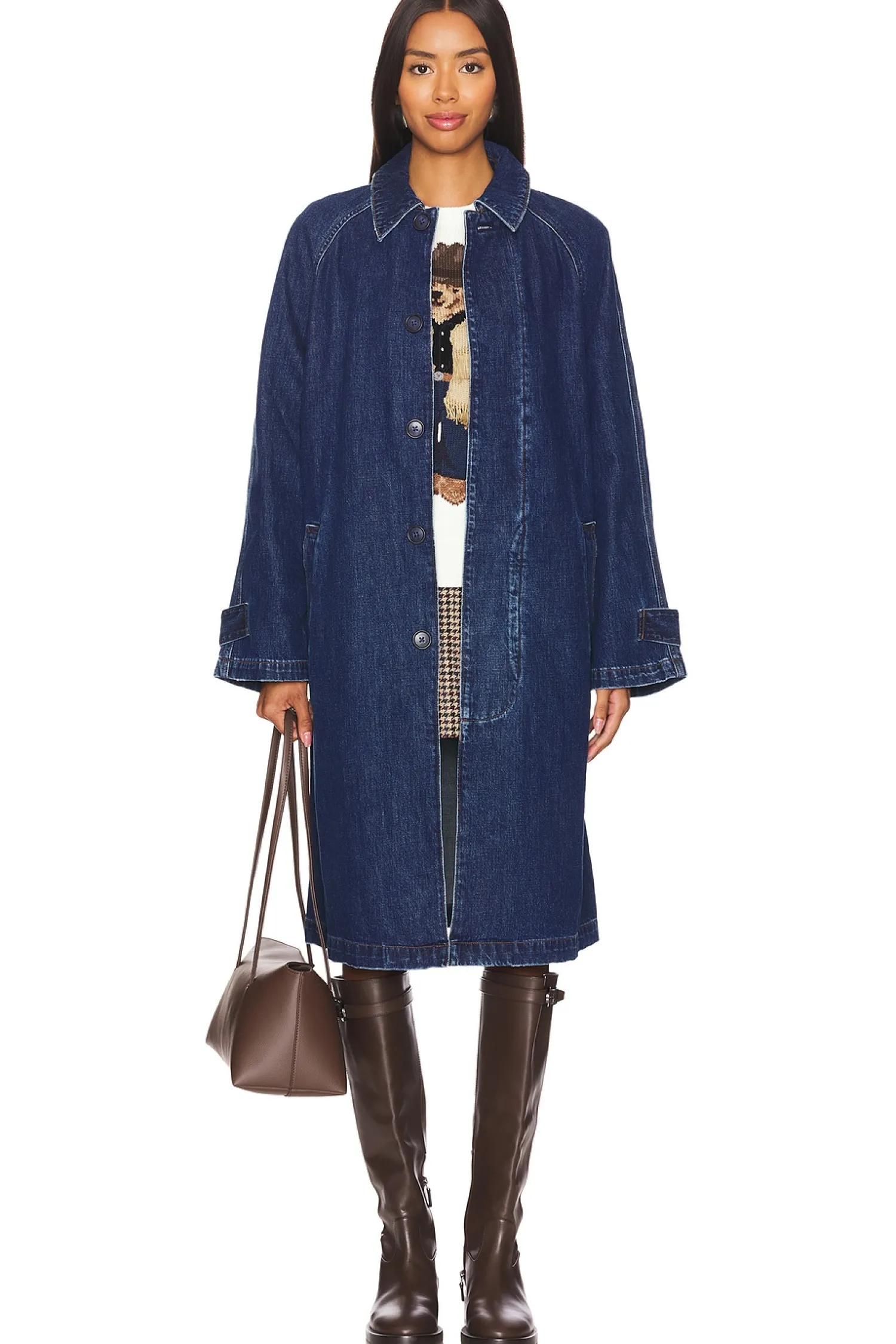 Women Polo Ralph Lauren Jackets & Coats>Rigid Denim Coat