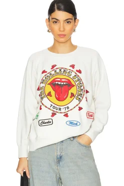 Women Madeworn Loungewear>Rolling Stones 1978 Crewneck