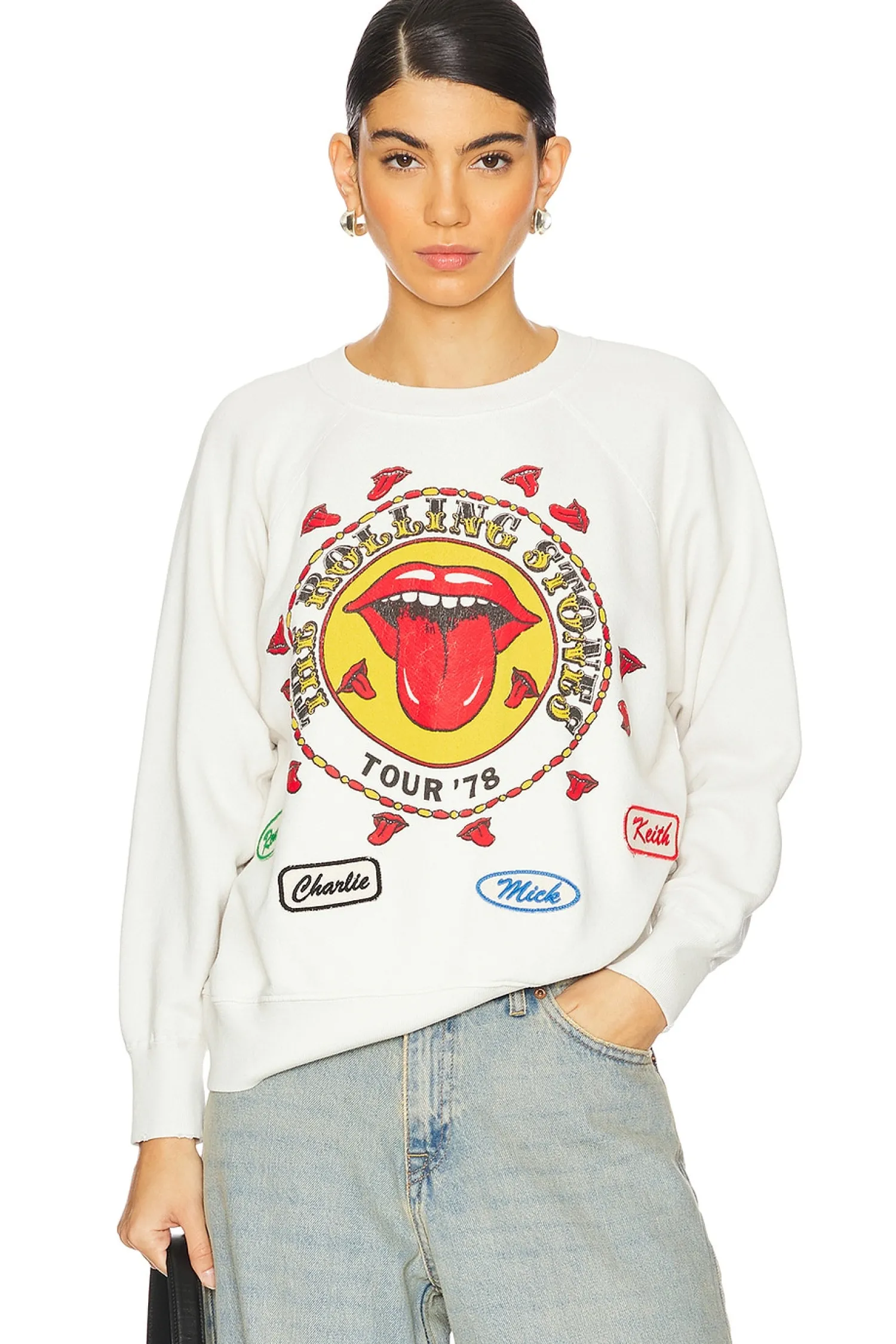 Women Madeworn Loungewear>Rolling Stones 1978 Crewneck