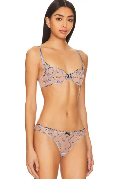 Women fleur du mal Lingerie & Sleepwear>Rose And Vine Embroidery Balconette Bra