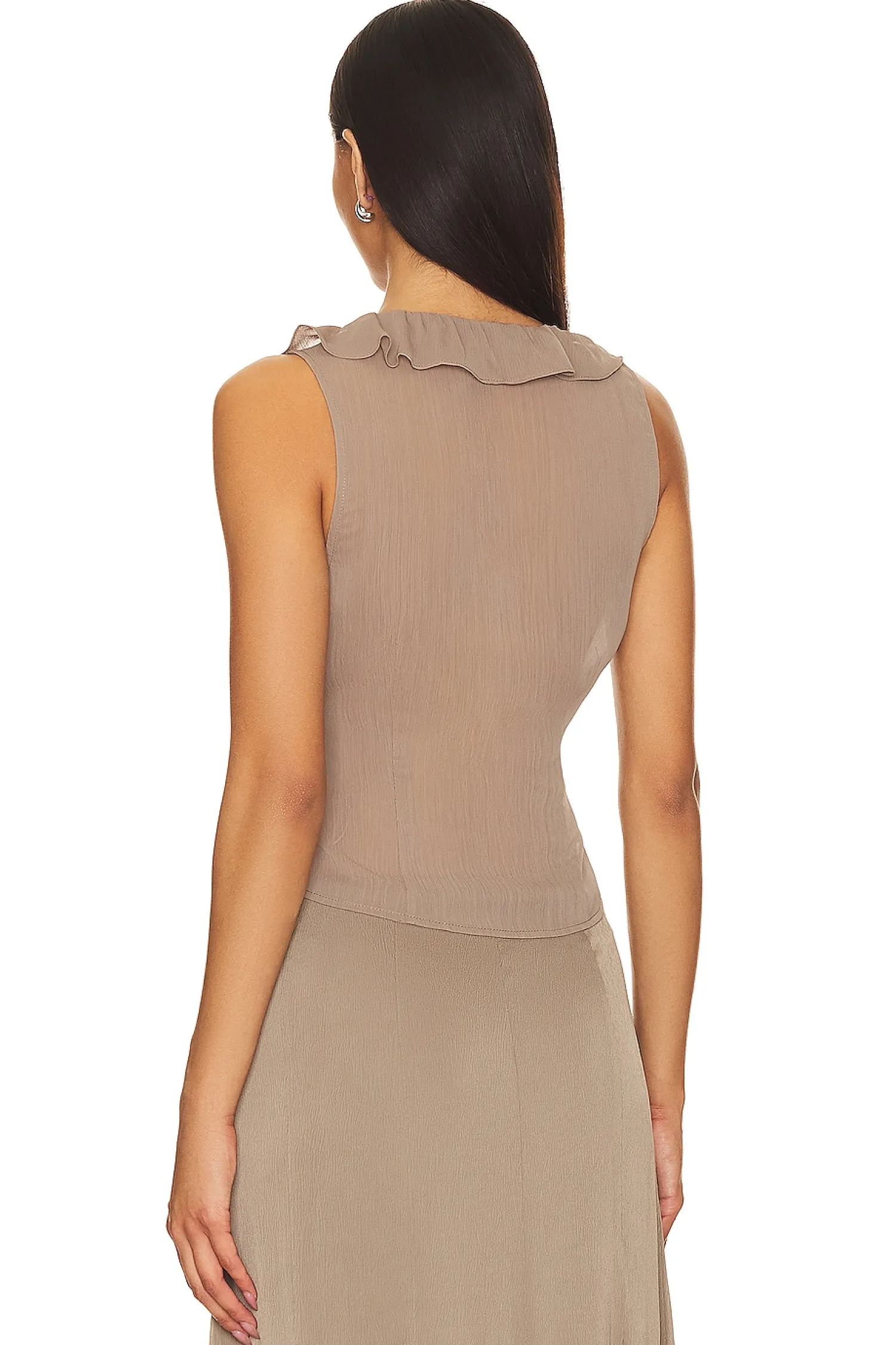 Women LIONESS Matching Sets>Rose Ruffle Top
