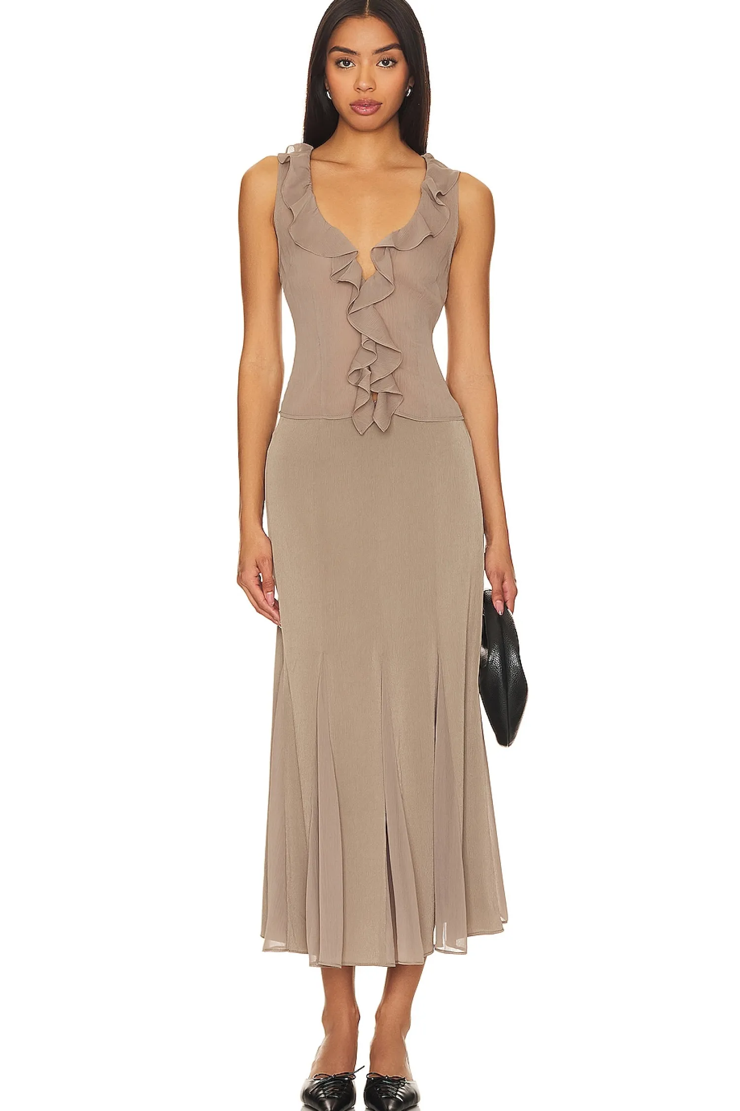 Women LIONESS Matching Sets>Rose Ruffle Top