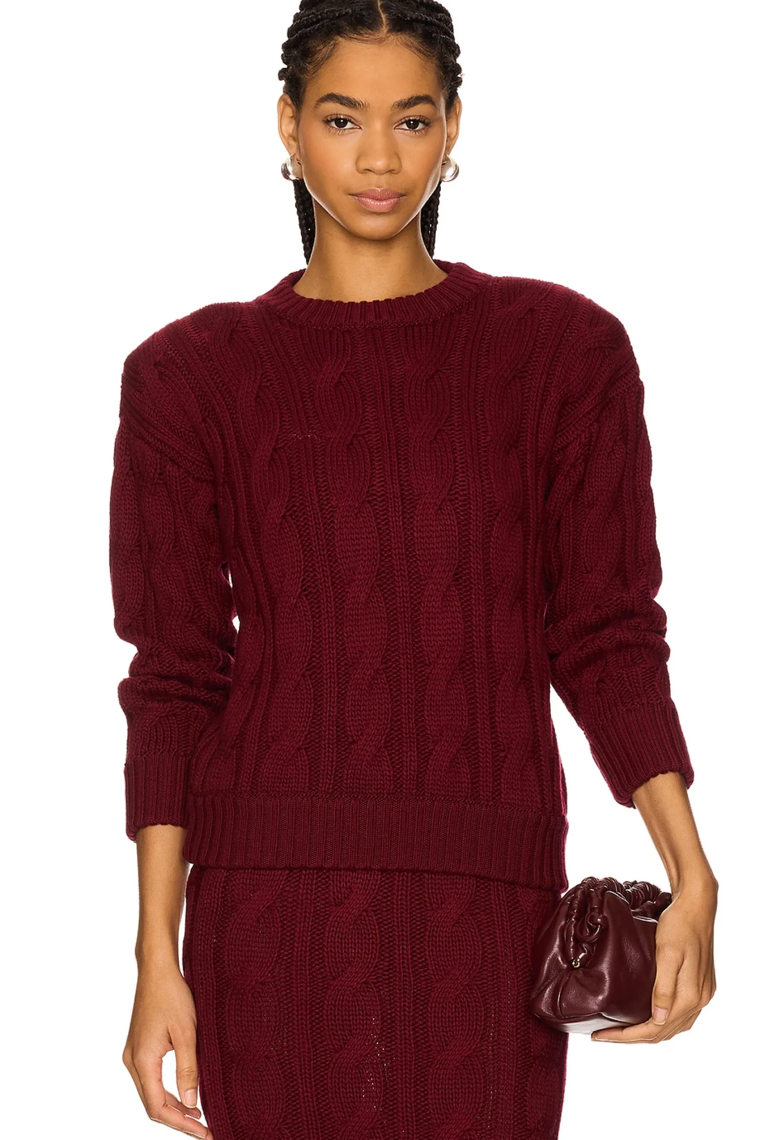Women Rowen Rose Matching Sets>Round Neck Sweater
