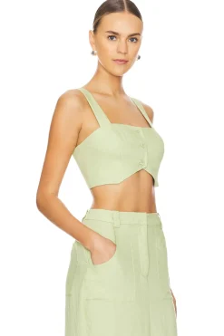 Women Amanda Uprichard Matching Sets>Royston Crop Top