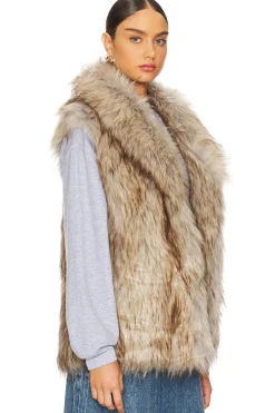 Women Unreal Fur Jackets & Coats>Rubicon Faux Fur Vest