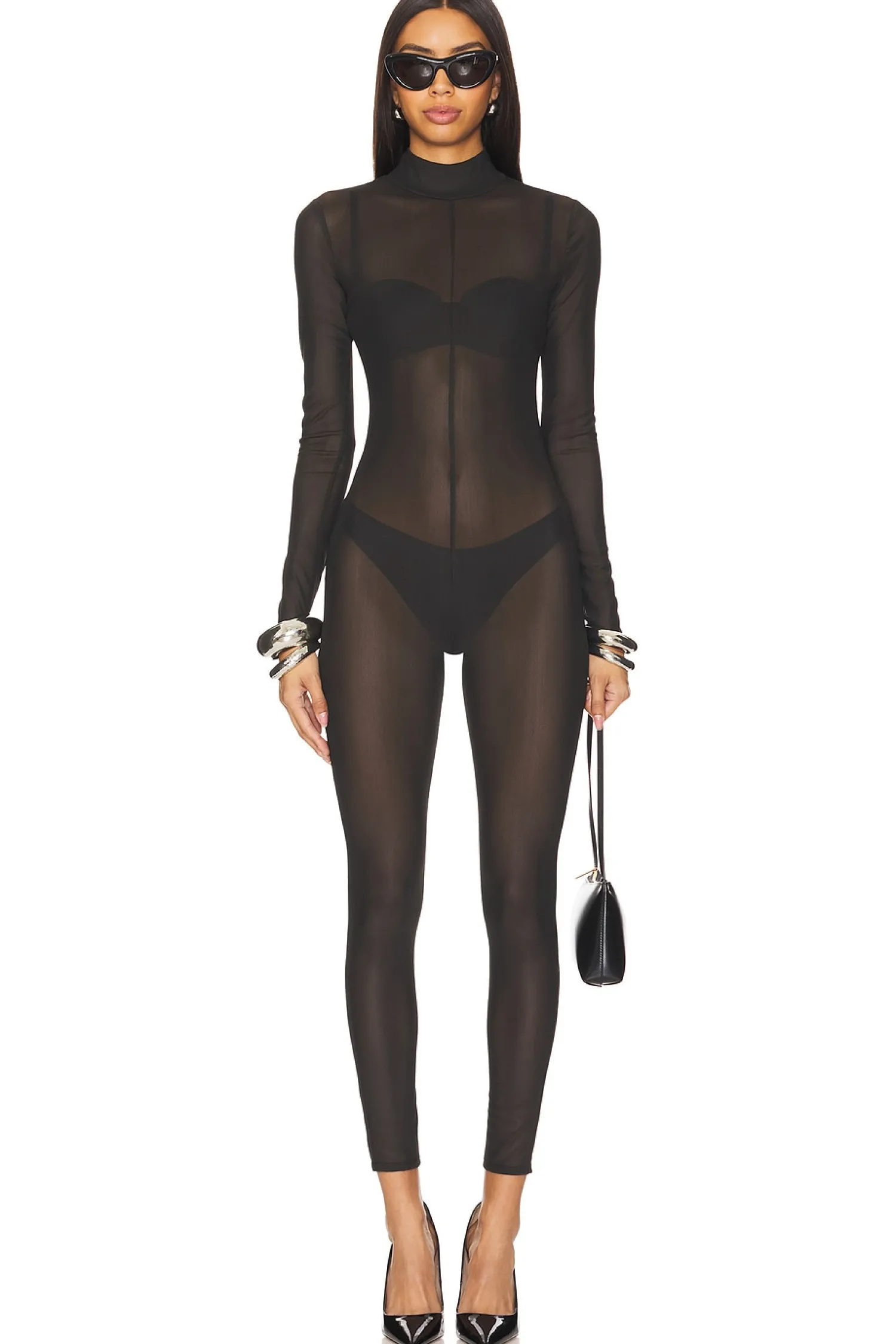 Women Lovers and Friends Jumpsuits>Rumi Mesh Jumpsuit