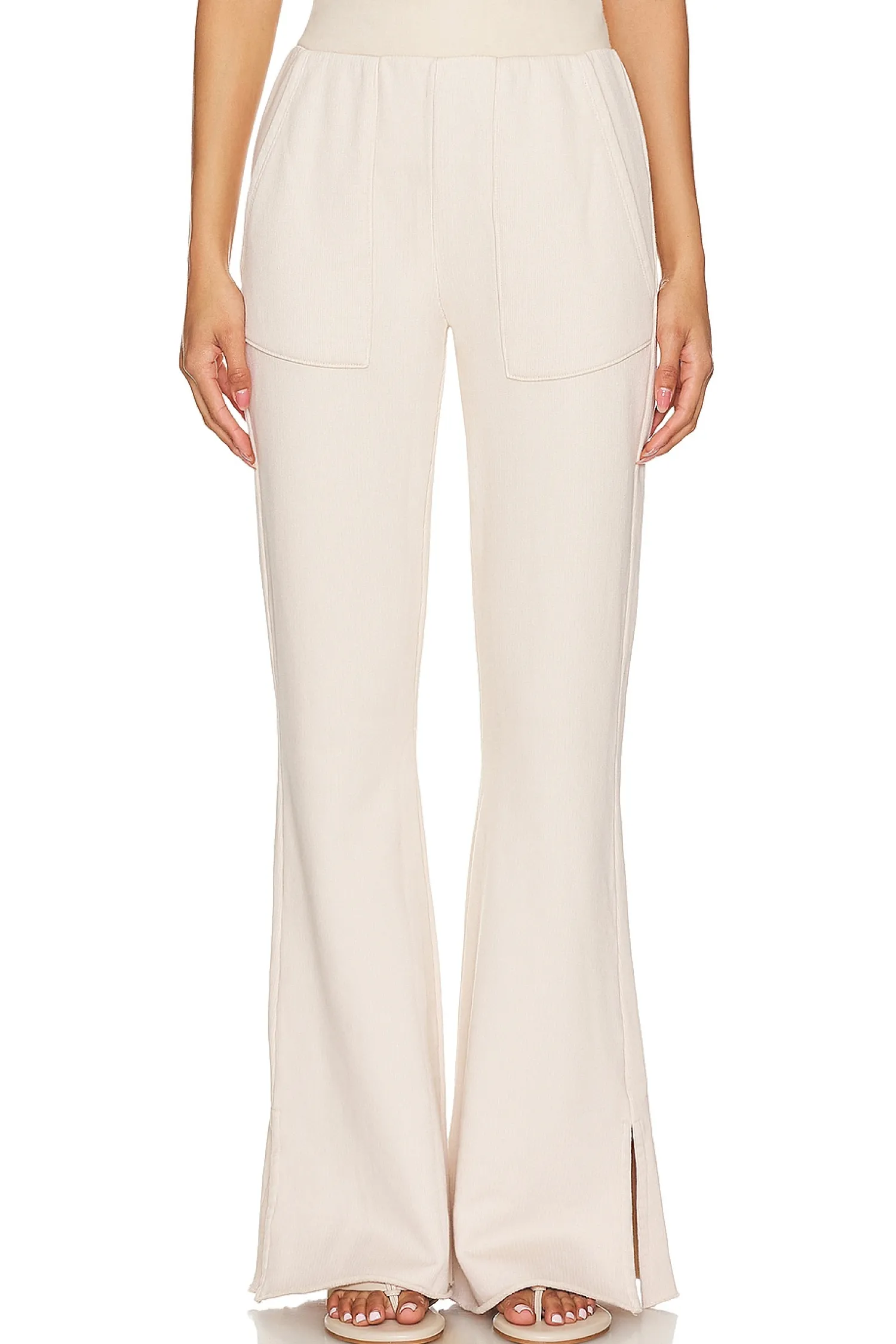Women NSF Pants|Loungewear>Rusty Side Slit Flair Pant
