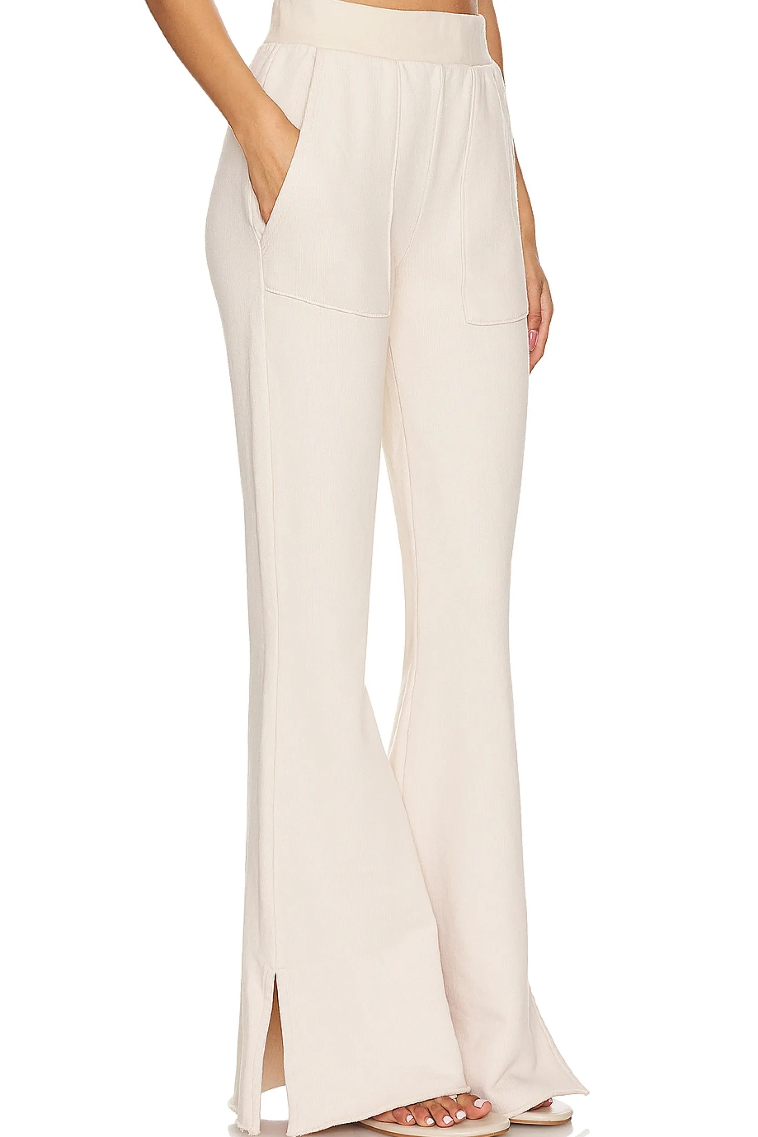 Women NSF Pants|Loungewear>Rusty Side Slit Flair Pant