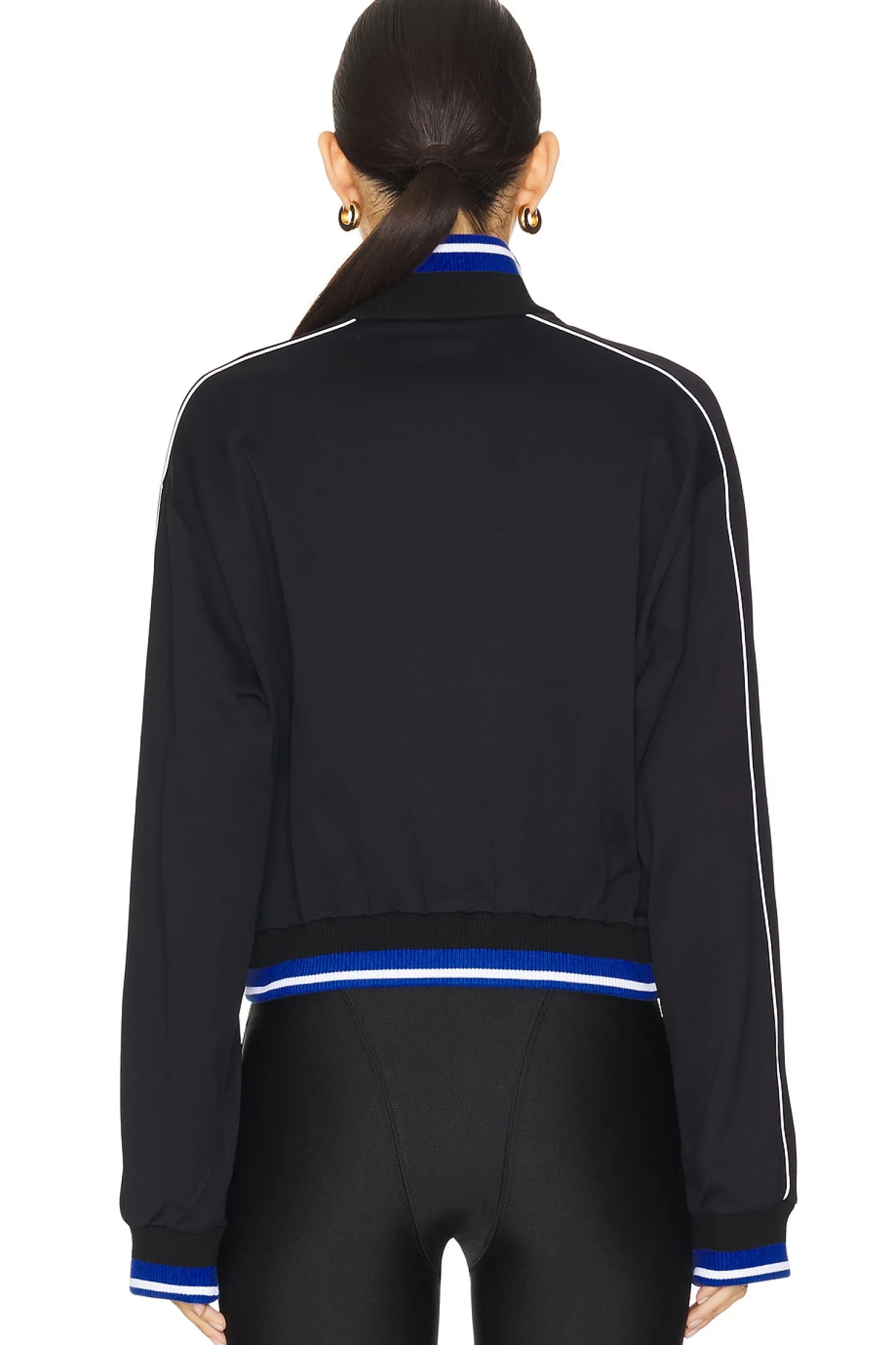Women OFF-WHITE Jackets & Coats>90's Logo Crop Track Jacket