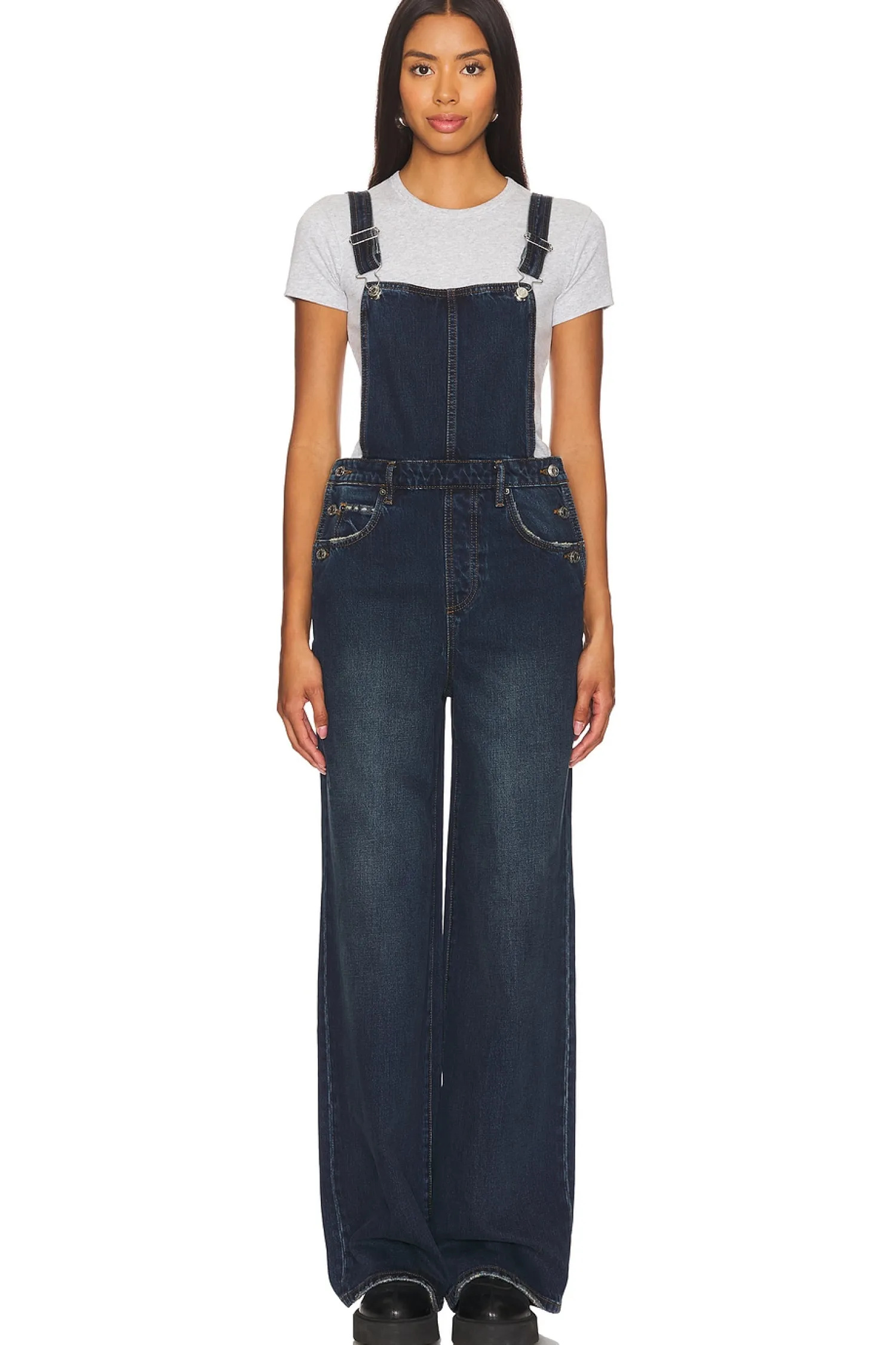 Women GRLFRND Jumpsuits>Sadie Wide Leg Overalls