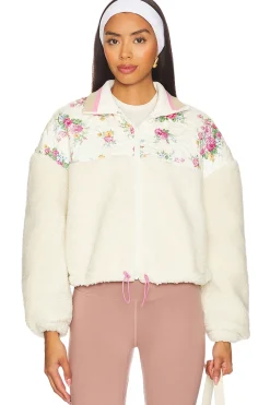 Women For Love & Lemons Jackets & Coats>Saide Floral Fleece Jacket