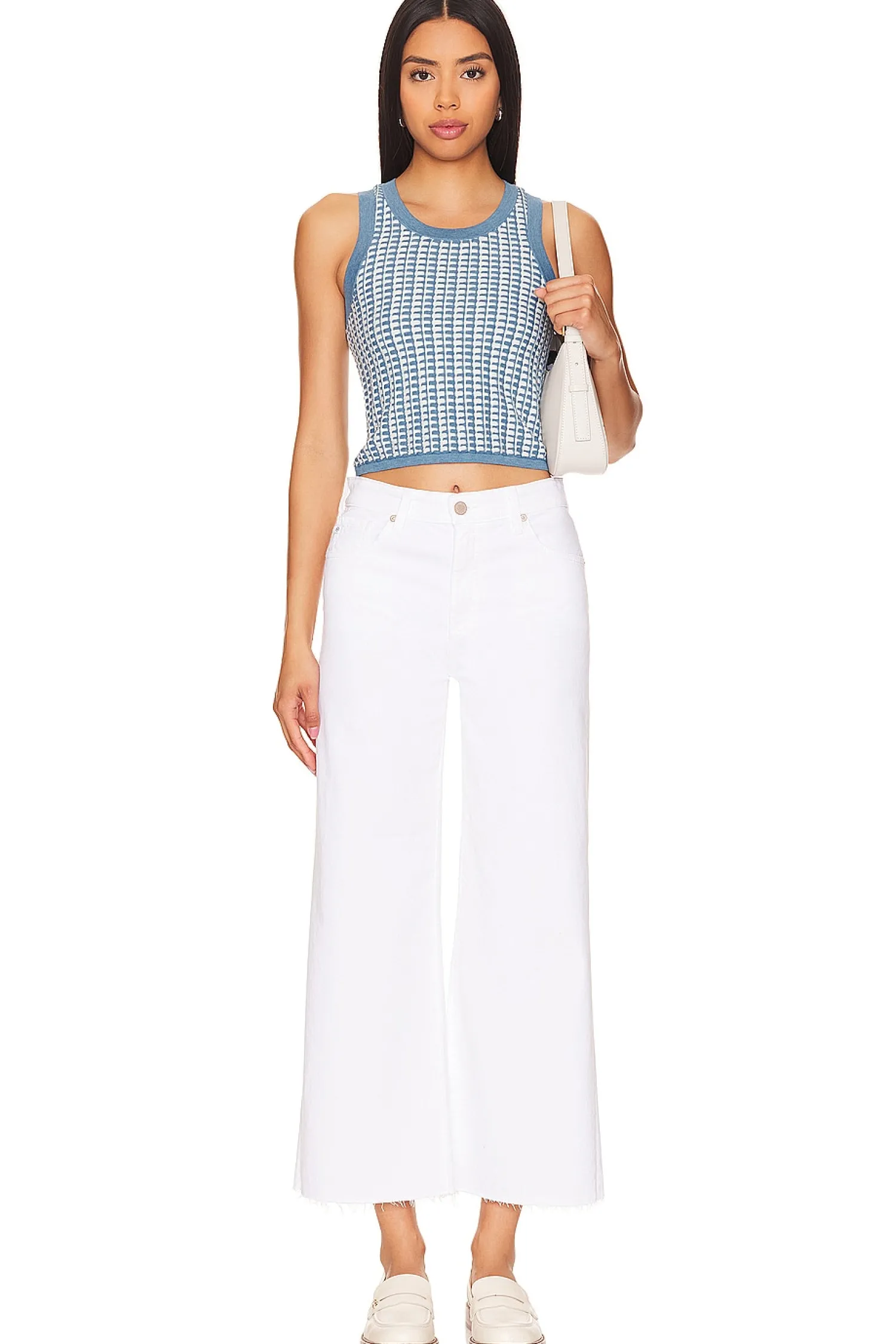 Women AG Jeans Pants>Saige Wide Leg Crop