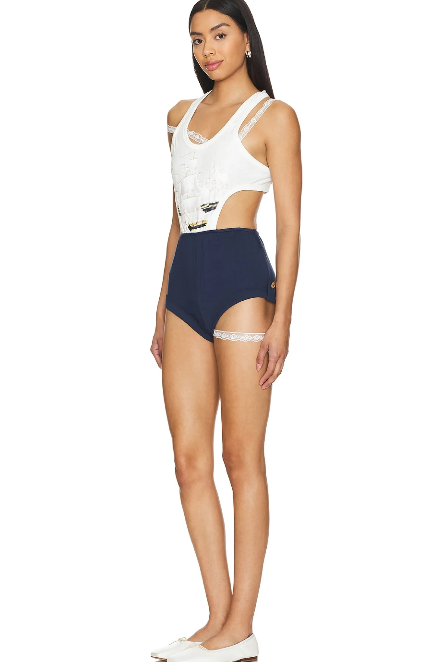 Women Yuhan Wang Jumpsuits>Sailor Romper