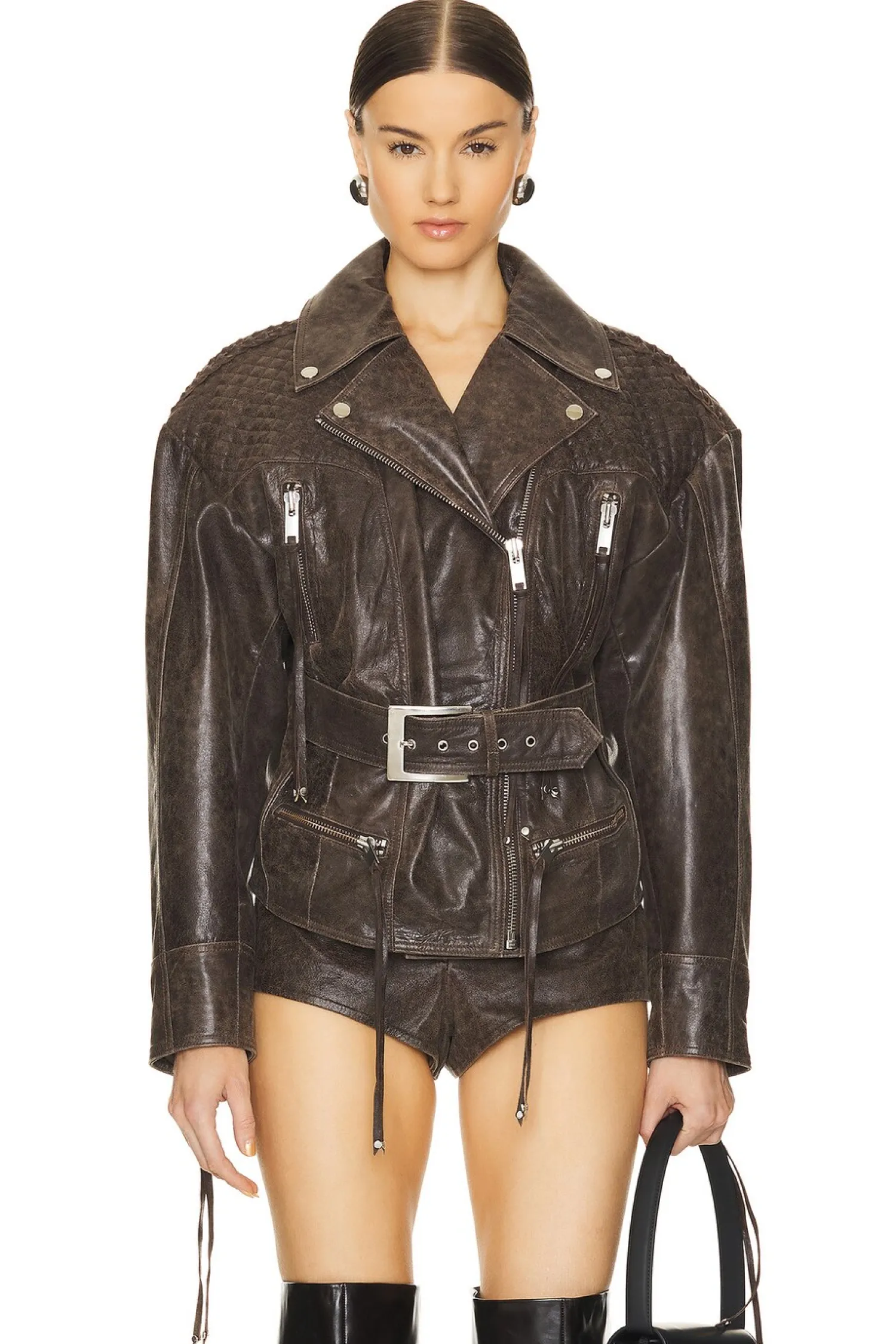 Women retrofete Jackets & Coats>Salome Leather Jacket