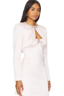 Women self-portrait Jackets & Coats>Satin Bolero Jacket
