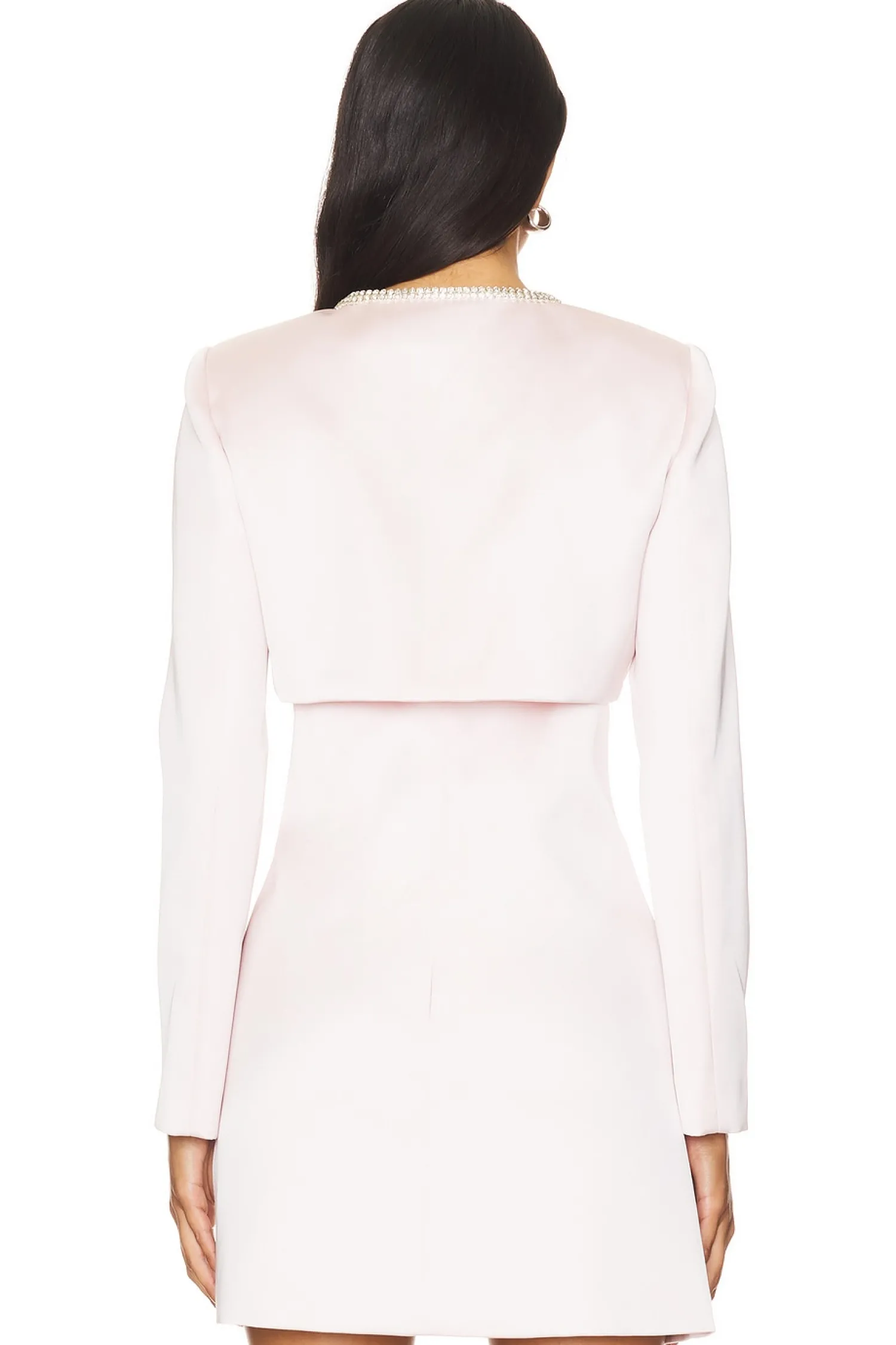 Women self-portrait Jackets & Coats>Satin Bolero Jacket