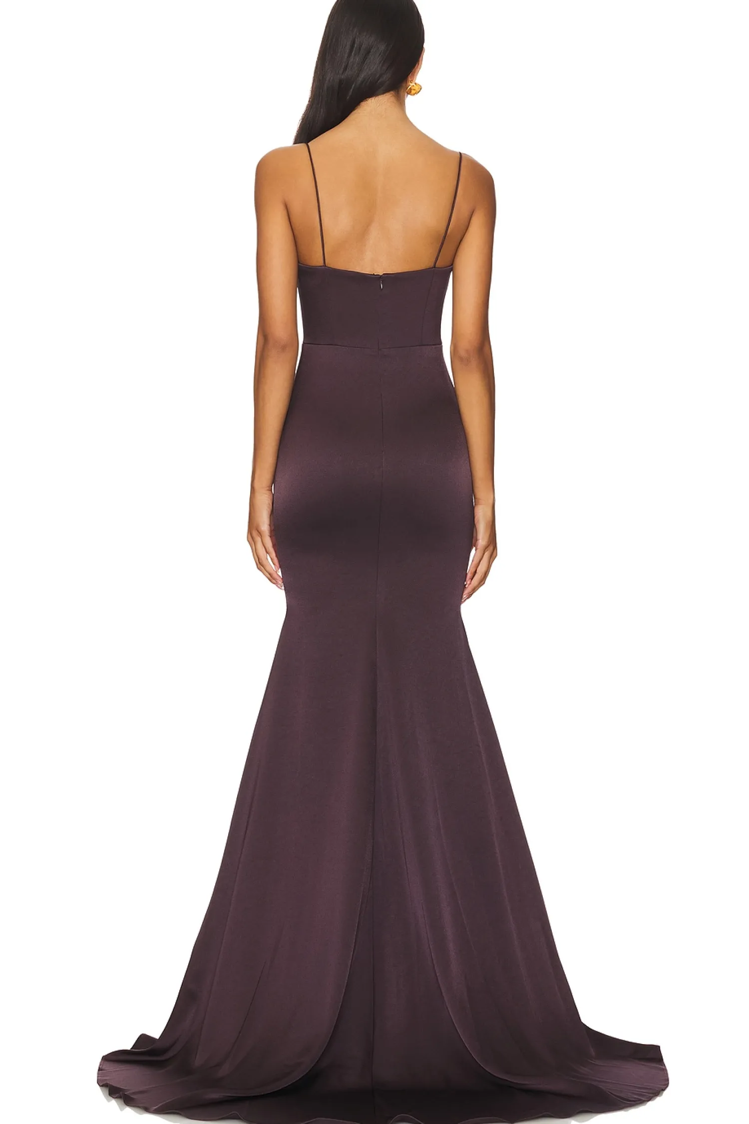 Women Alex Perry Dresses>Satin Bustier Gown