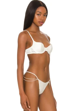 Women fleur du mal Lingerie & Sleepwear>Satin Luxe Balconette Bra