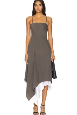 Women Helmut Lang Dresses>Scarf Hem Dress