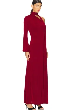 Women Leslie Amon Dresses>Scarf Maxi Dress