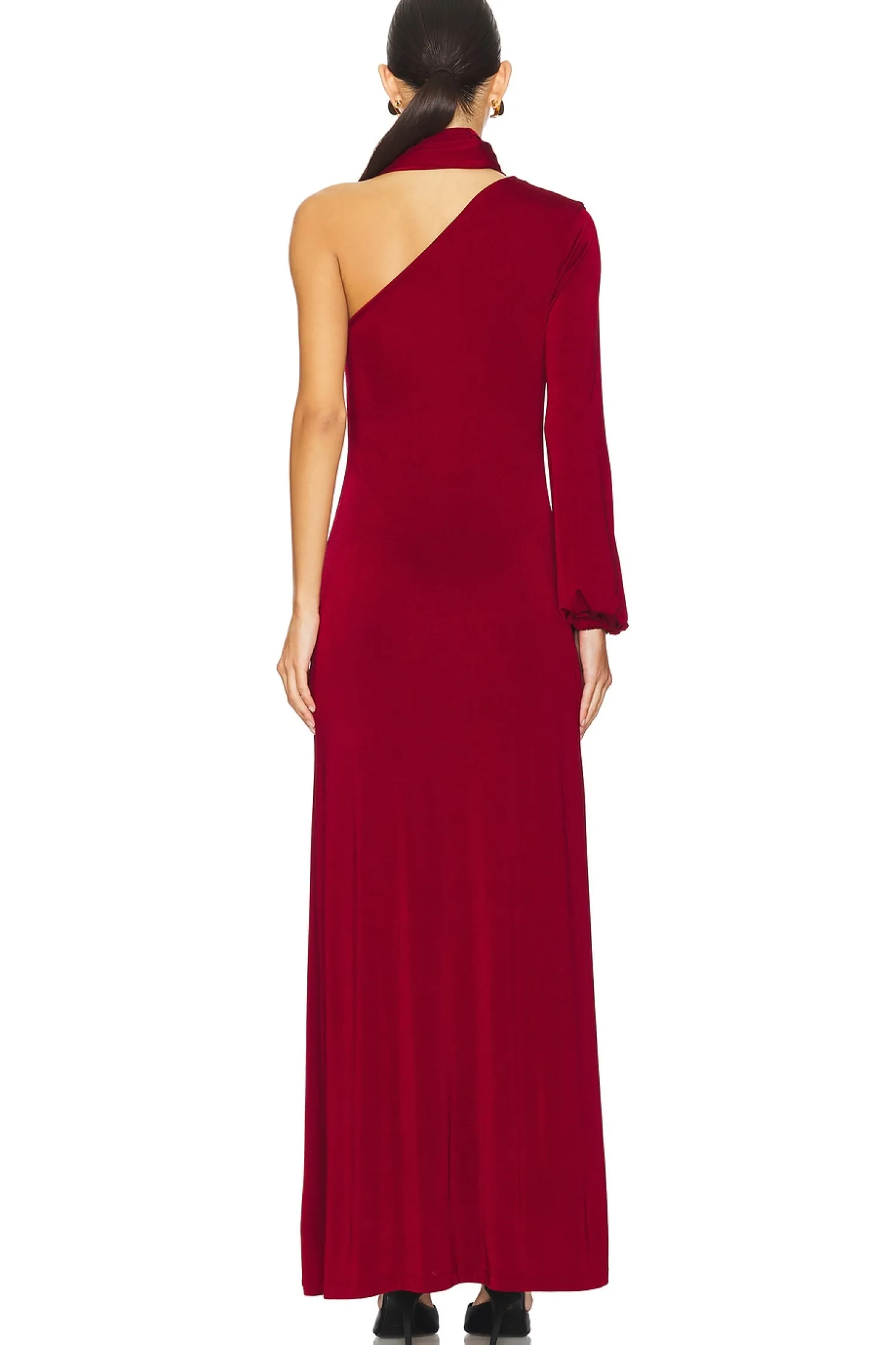 Women Leslie Amon Dresses>Scarf Maxi Dress