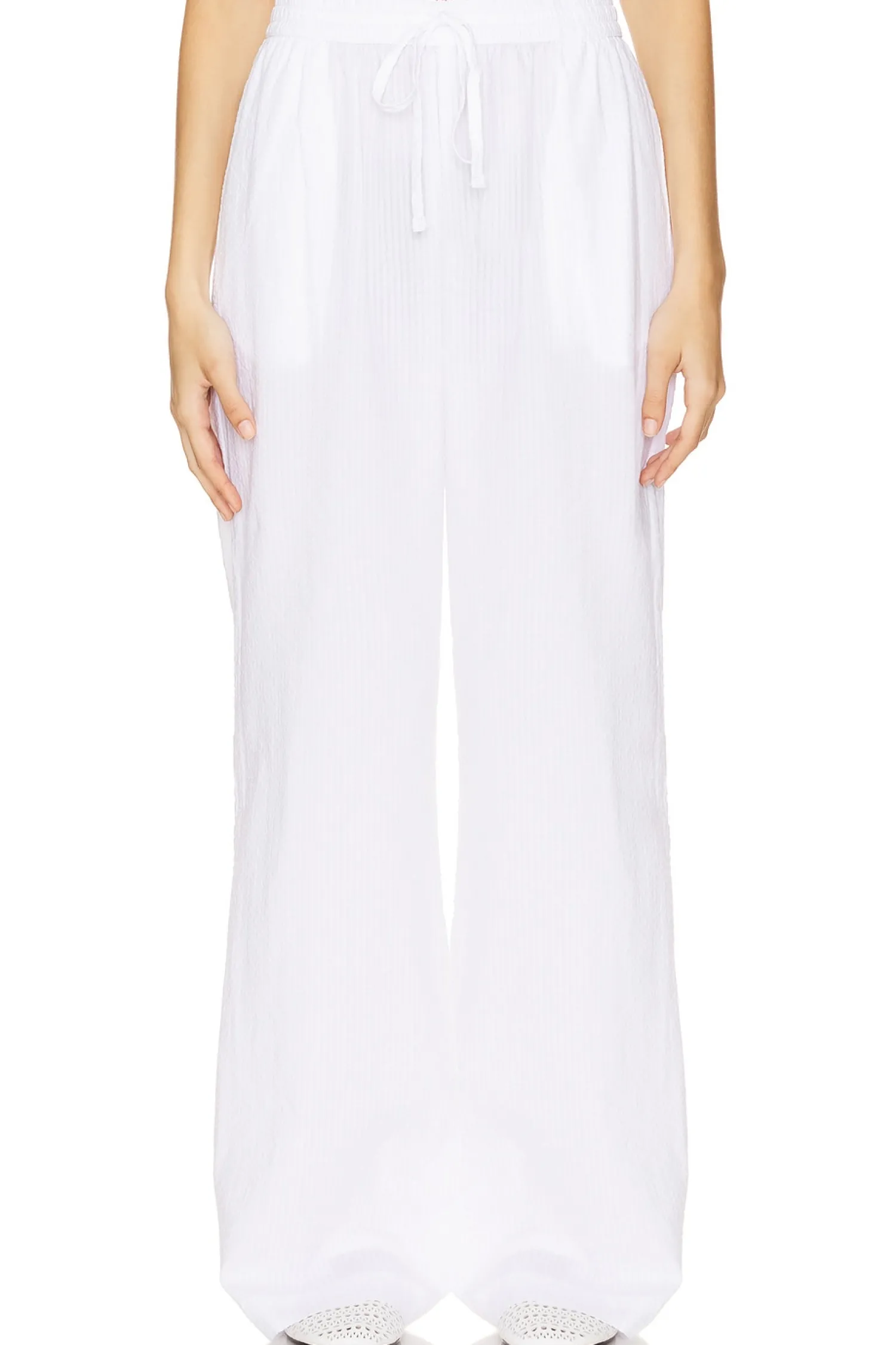 Women Enza Costa Pants|Loungewear>Seersucker Resort Pant