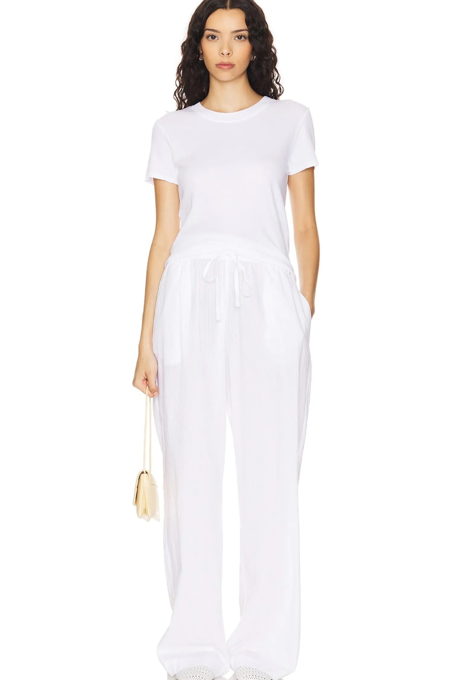 Women Enza Costa Pants|Loungewear>Seersucker Resort Pant