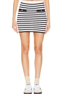 Women Lovers and Friends Matching Sets>Selene Striped Skirt