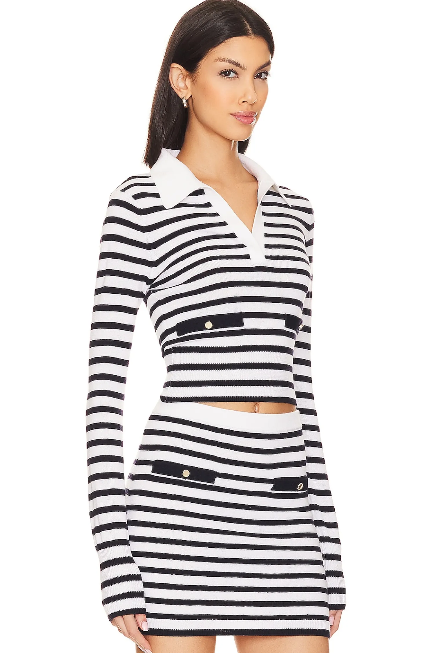 Women Lovers and Friends Matching Sets>Selene Striped Sweater