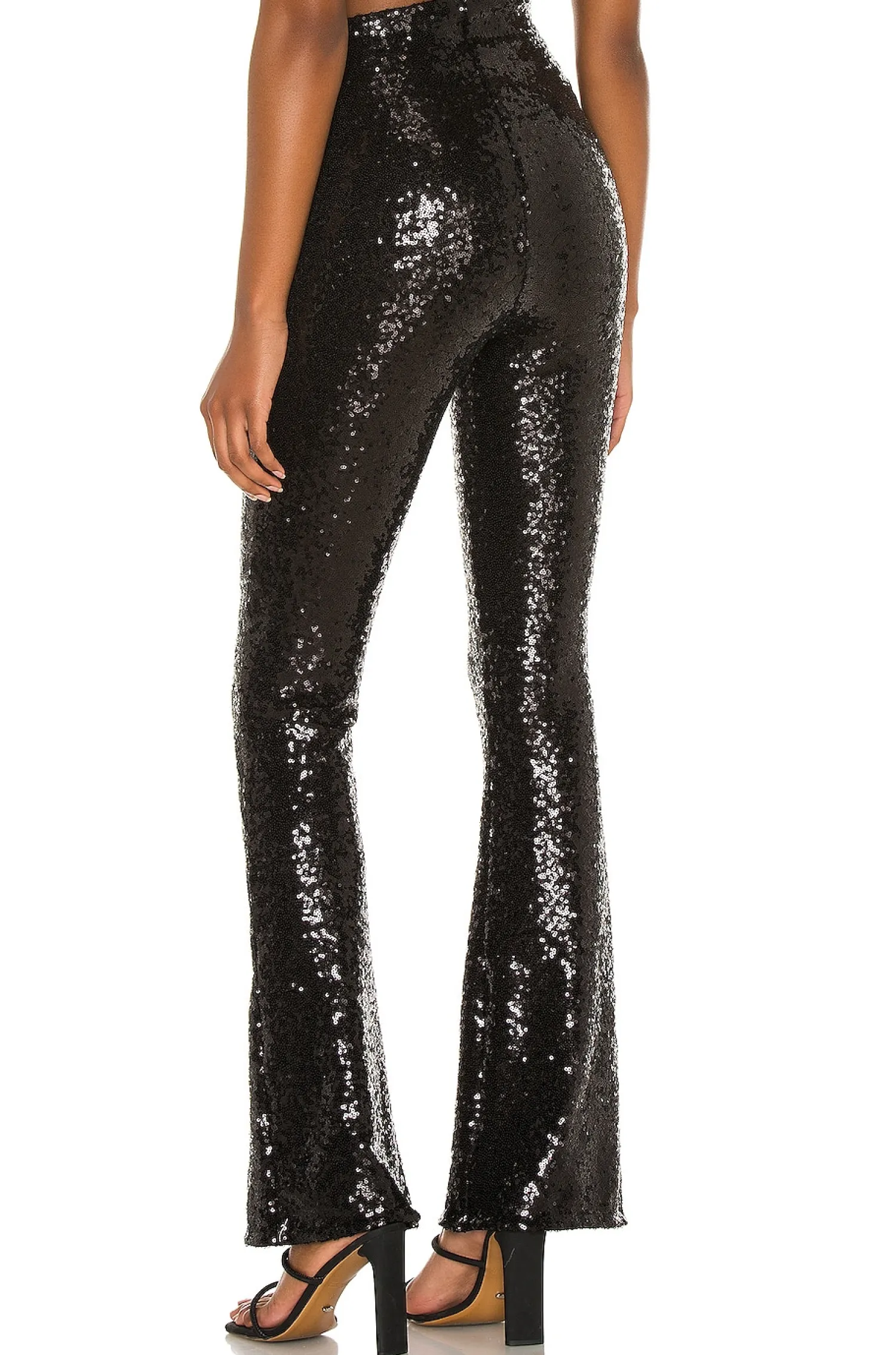 Women Commando Pants>Sequin Flared Legging