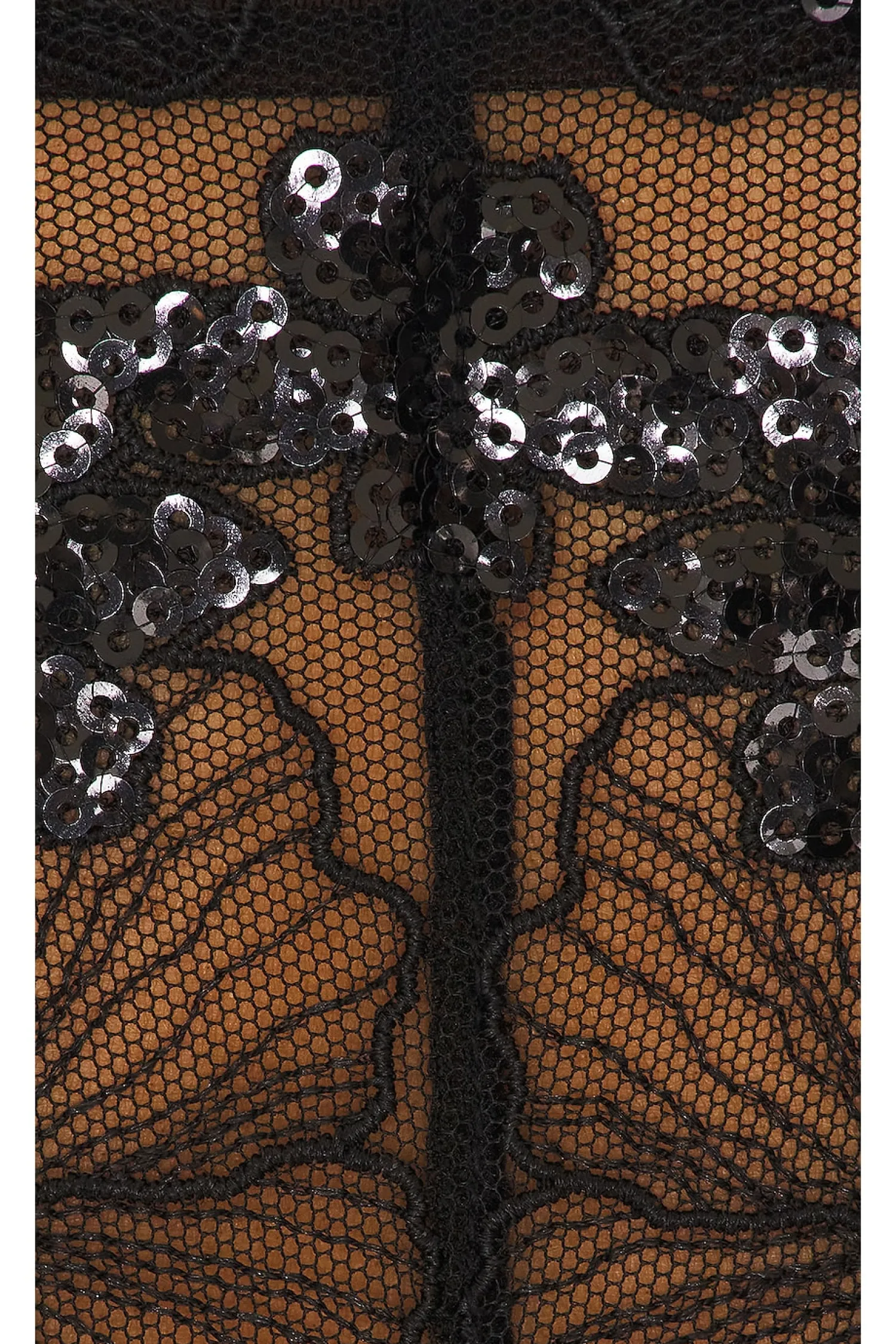 Women fleur du mal Lingerie & Sleepwear>Sequin Violet Embroidery Bodysuit