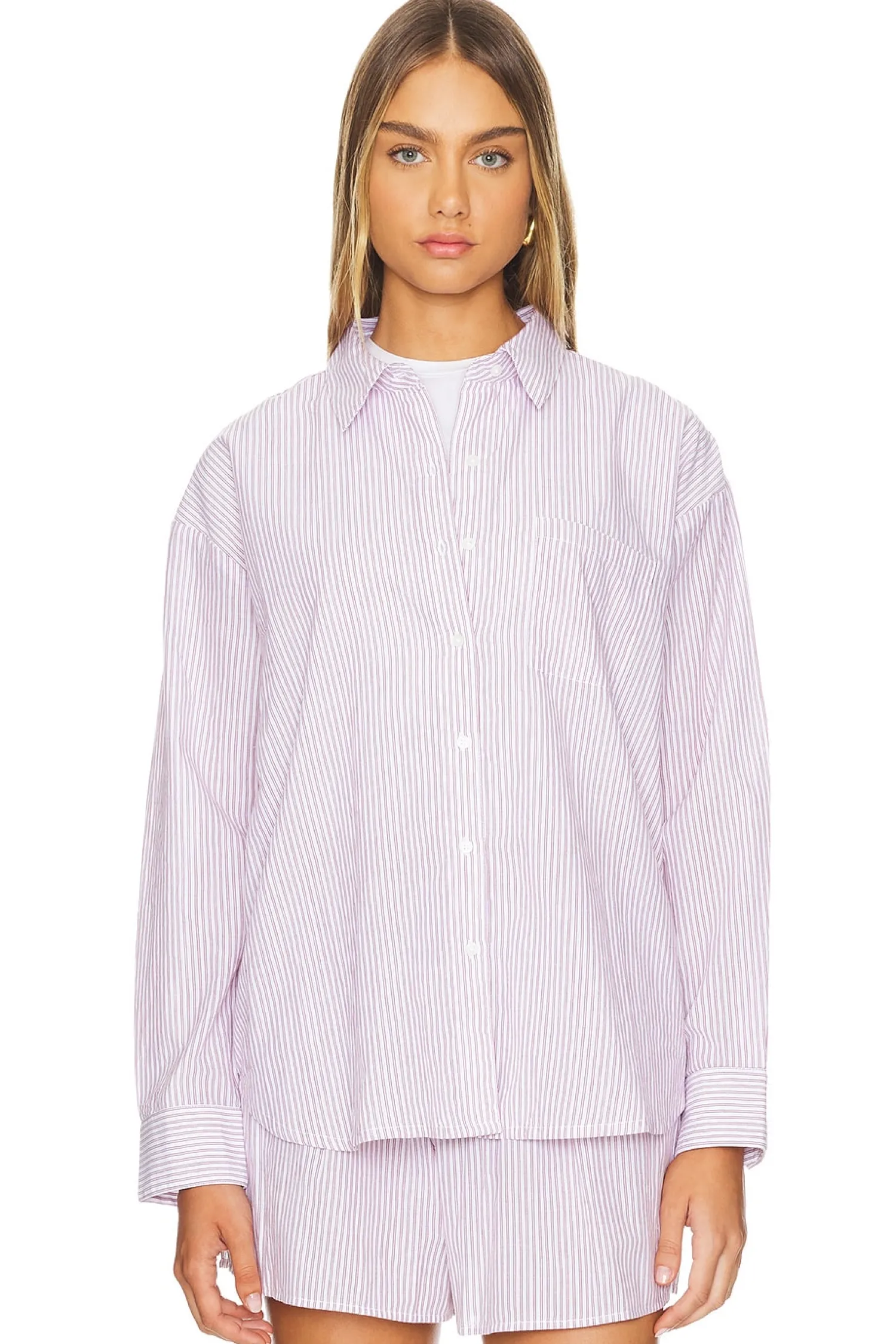 Women Skin Matching Sets>Serena Button Down