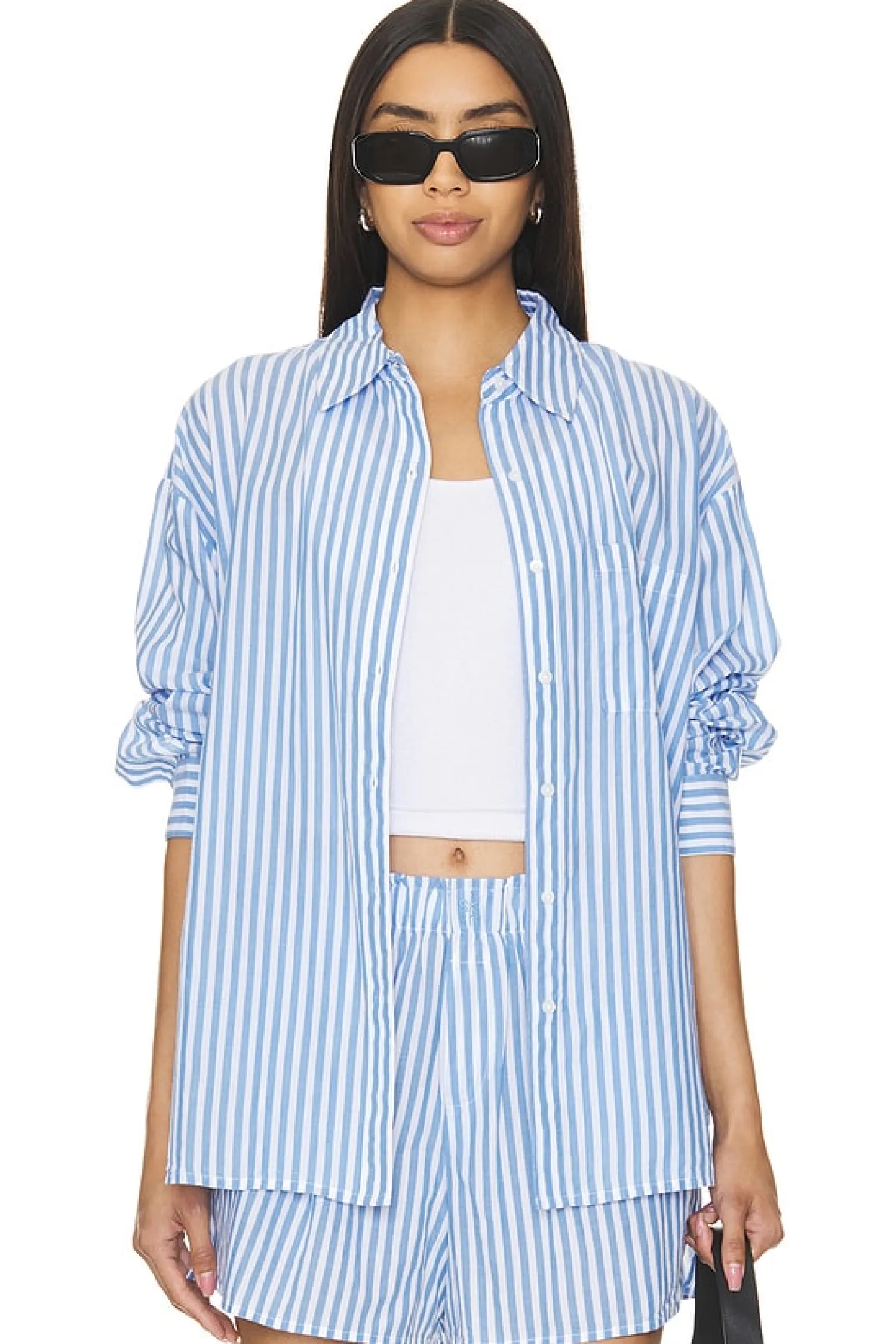 Women Skin Matching Sets>Serena Button Down
