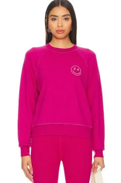 Women Spiritual Gangster Loungewear>Sg Smiley Forever Crew