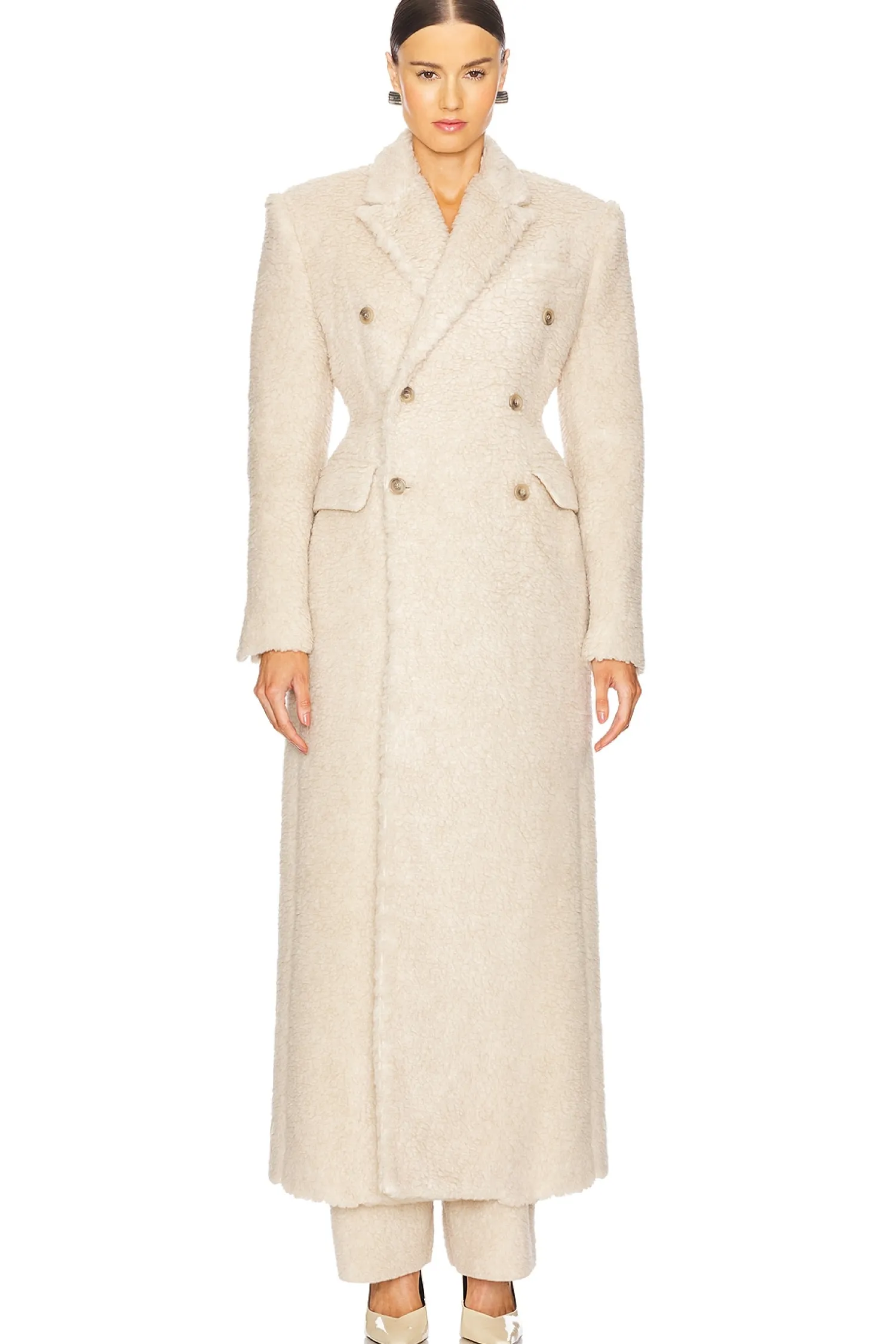 Women GIUSEPPE DI MORABITO Jackets & Coats>Sherpa Coat