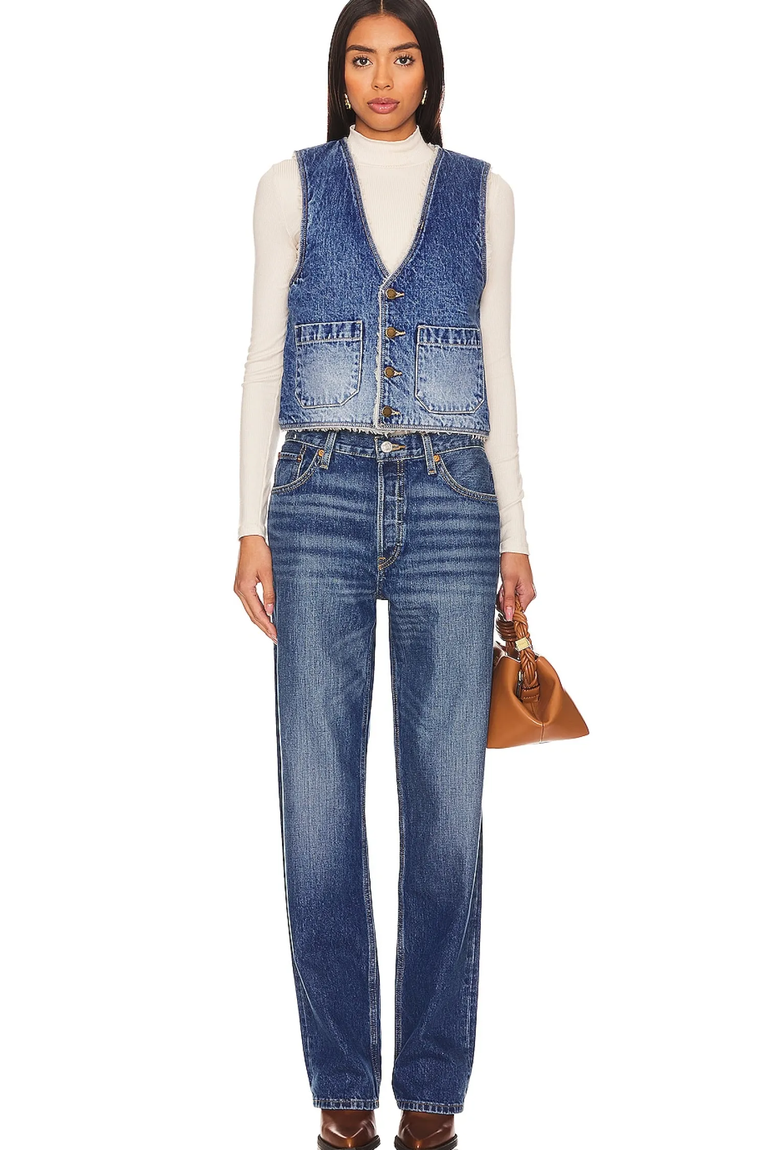 Women ROLLA'S Jackets & Coats>Sherpa Vest
