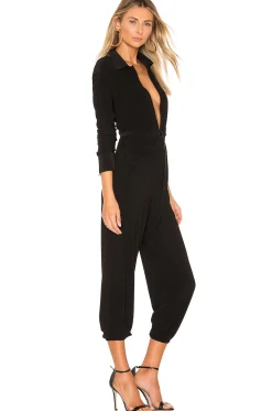 Women Norma Kamali Jumpsuits>Shirt Jog Jumpsuit