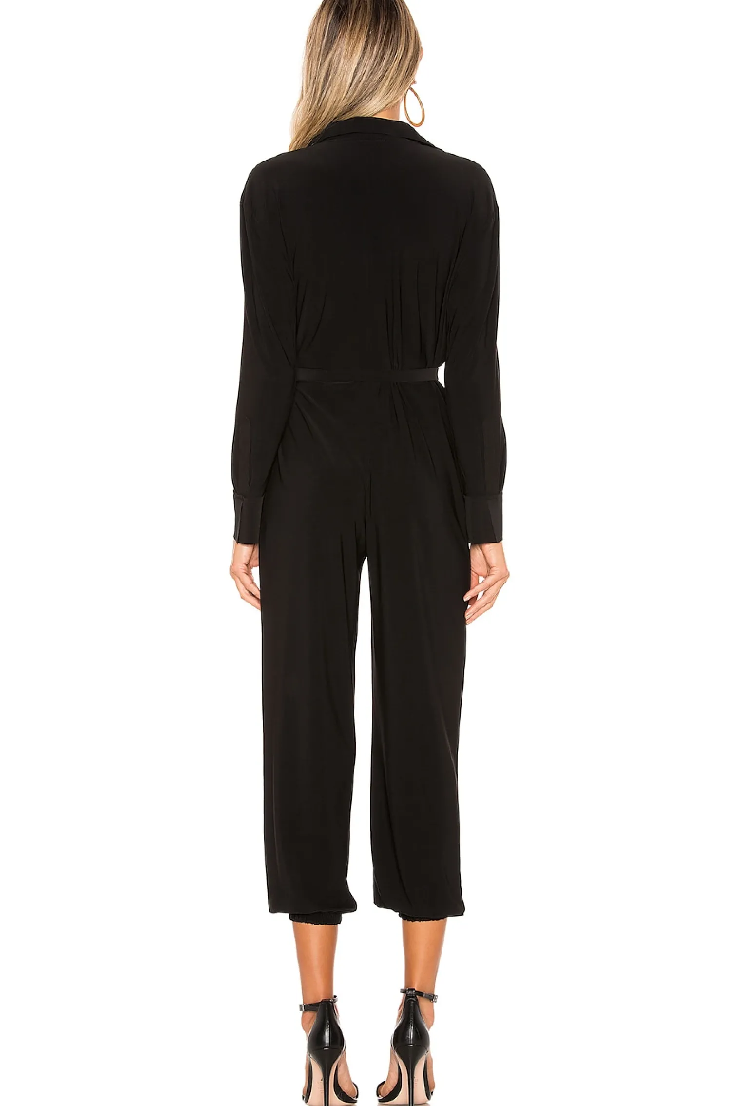 Women Norma Kamali Jumpsuits>Shirt Jog Jumpsuit