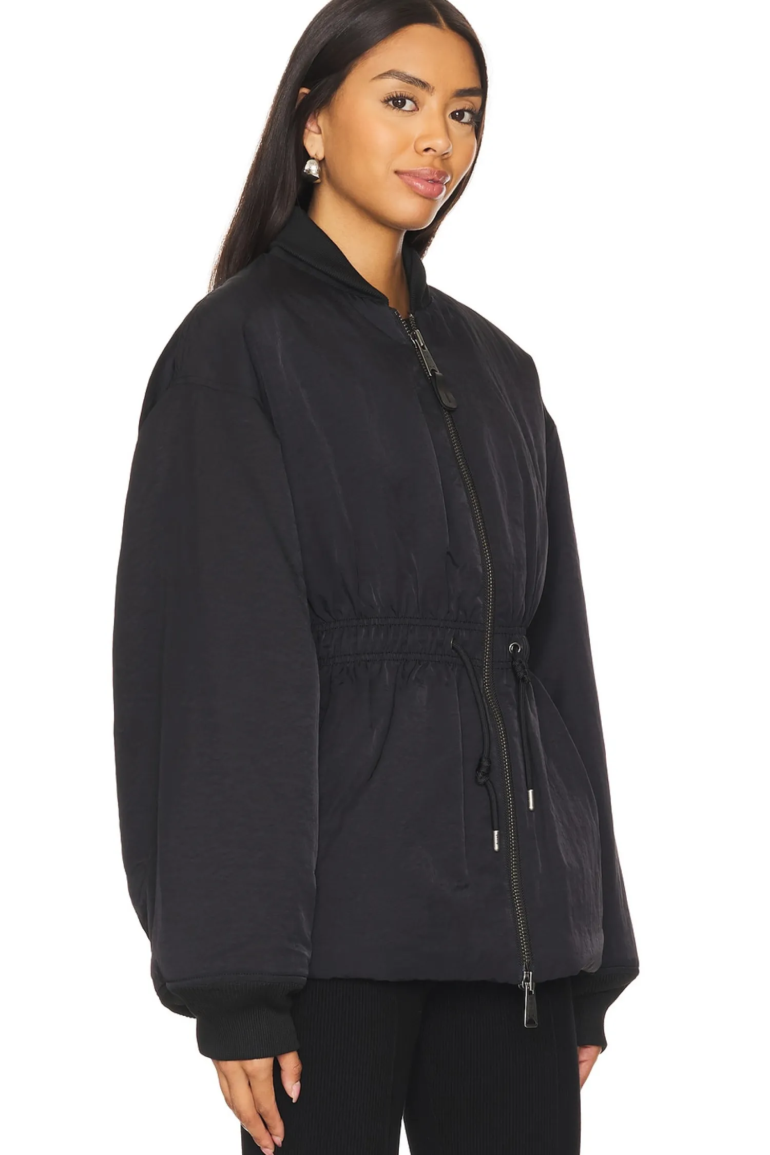 Women ALPHA INDUSTRIES Jackets & Coats>Short Cinched Waist Jacket