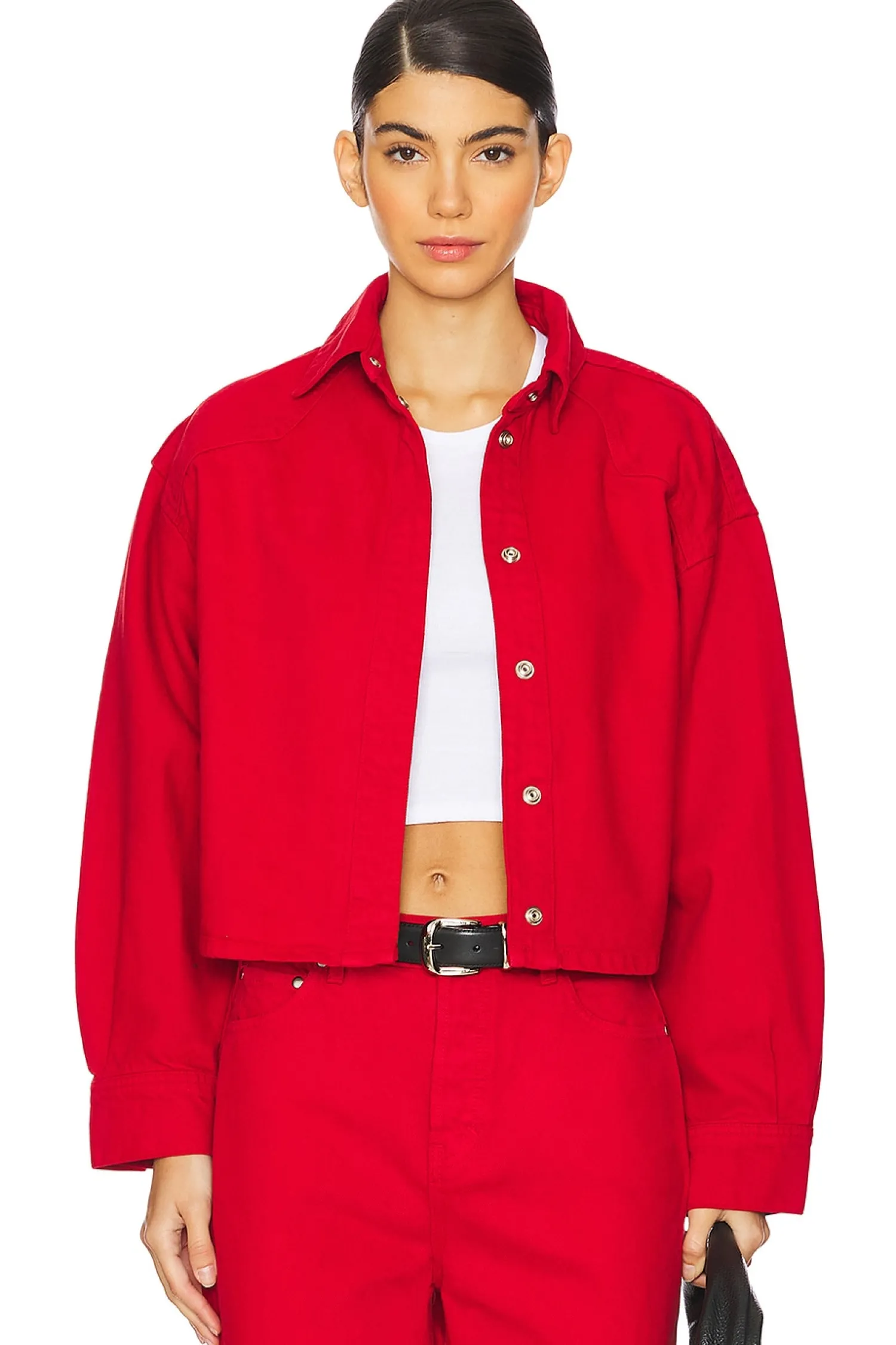 Women Lovers and Friends Matching Sets>Shorty Boxy Shirt