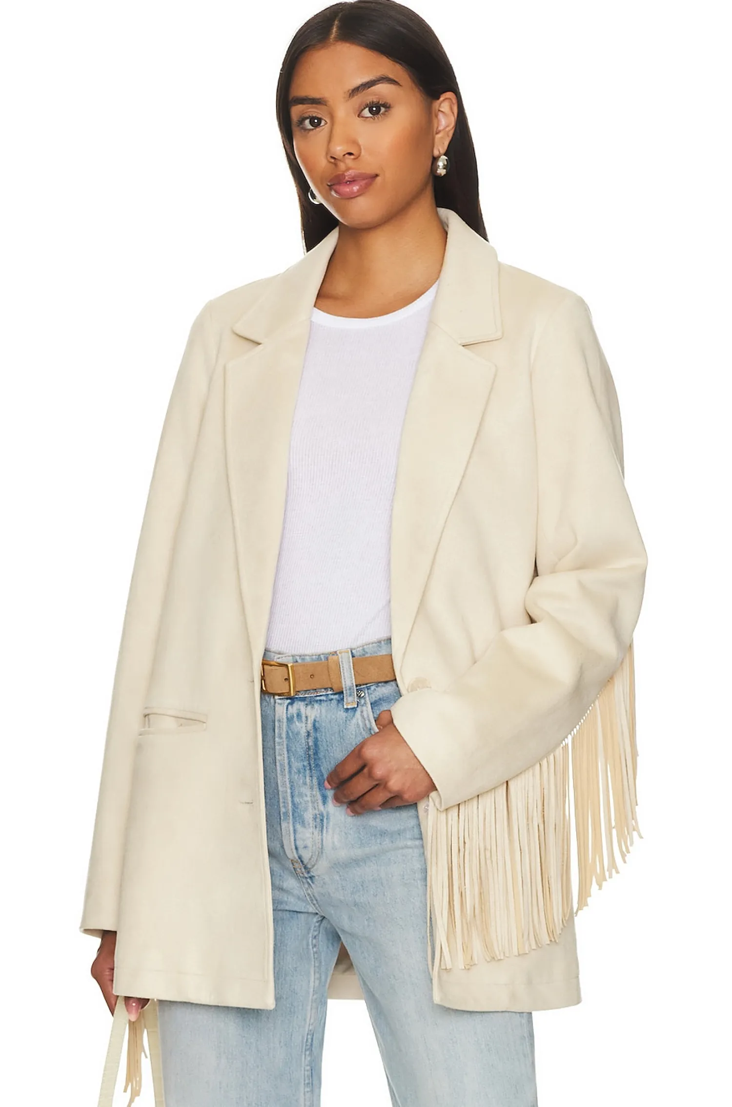 Women Show Me Your Mumu Jackets & Coats>Sierra Fringe Jacket