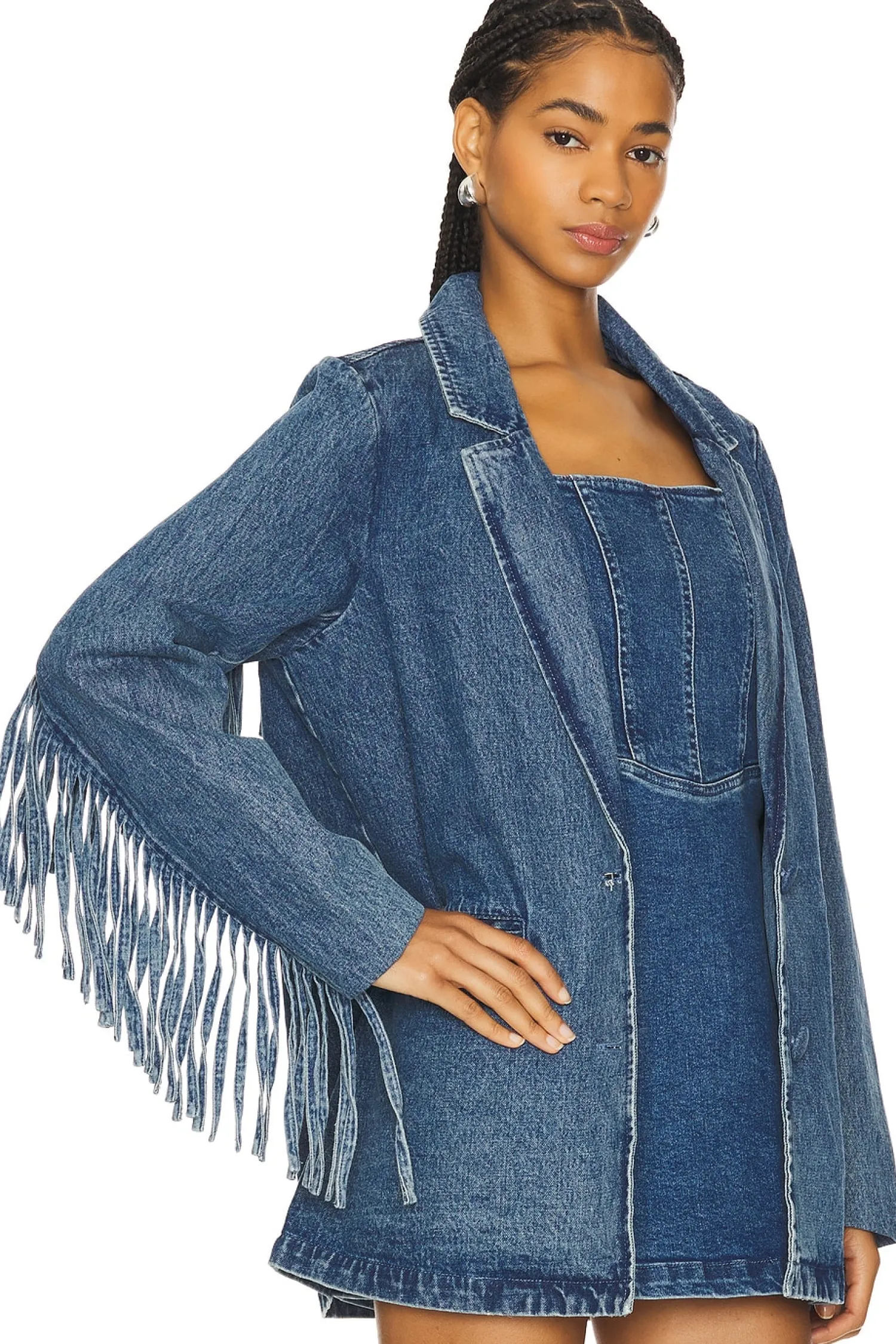 Women Show Me Your Mumu Jackets & Coats>Sierra Fringe Jacket