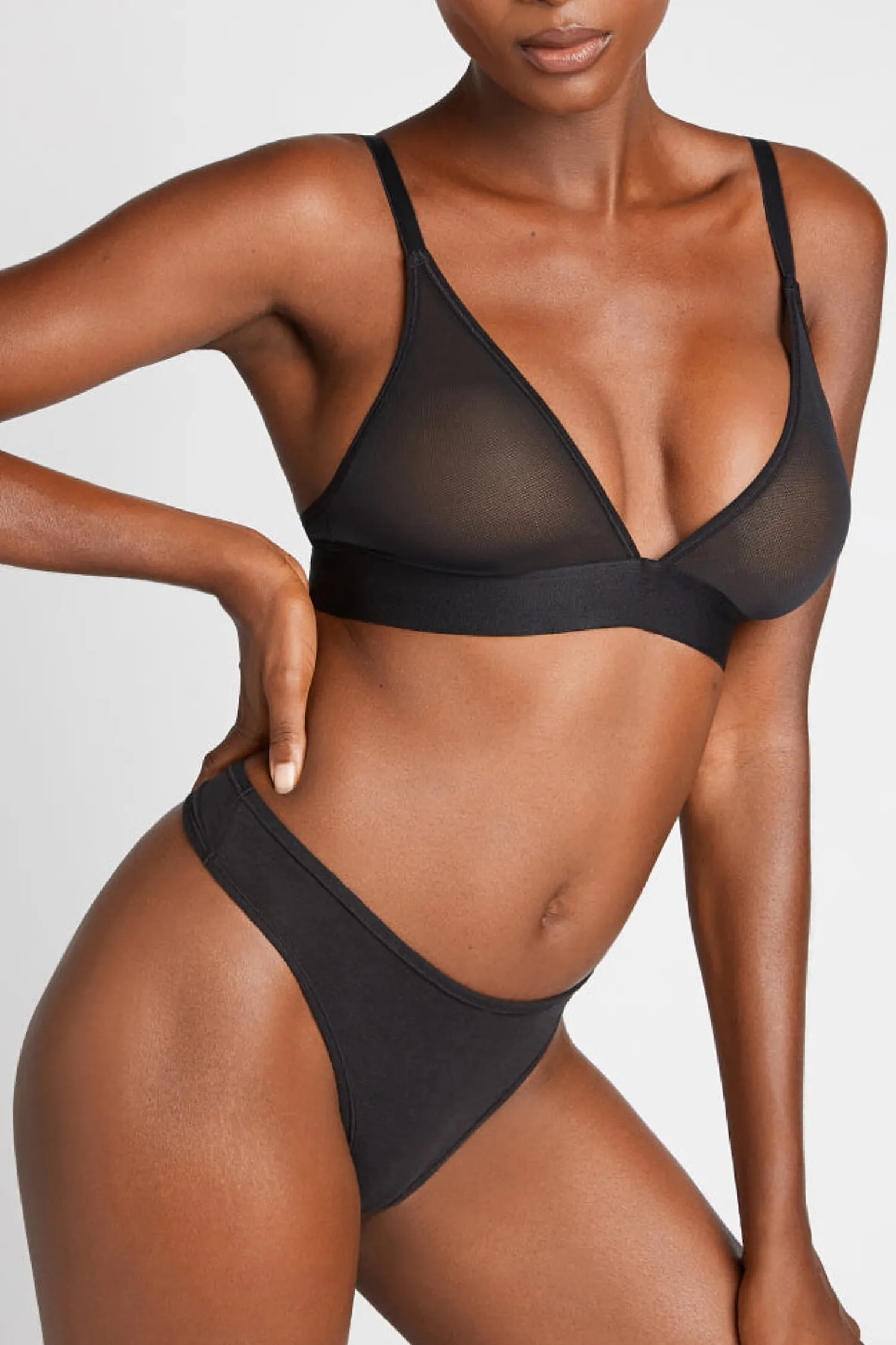 Women Negative Underwear Lingerie & Sleepwear>Sieve Triangle Bra