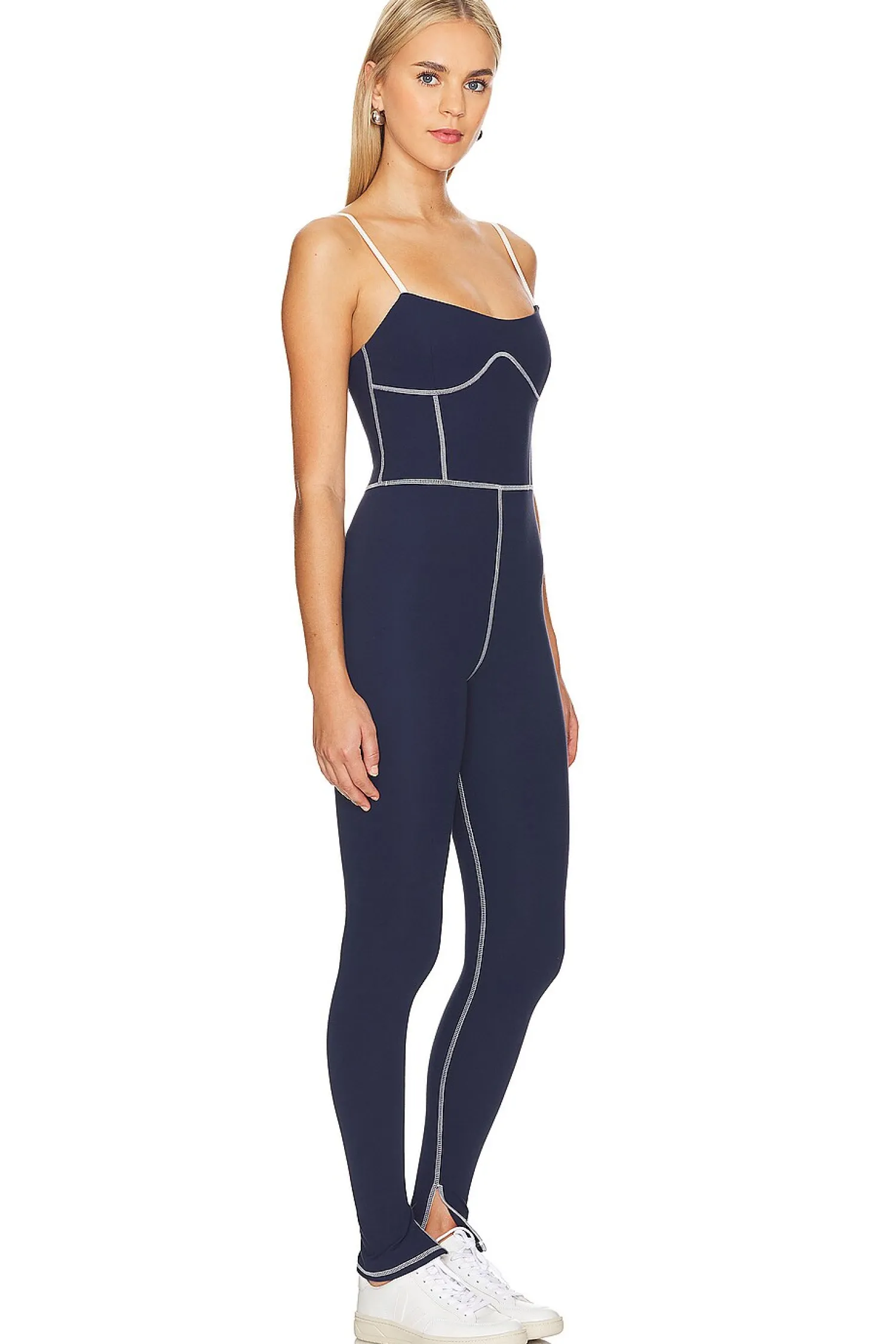 Women WeWoreWhat Jumpsuits>Silhouette Ankle Flare Jumpsuit