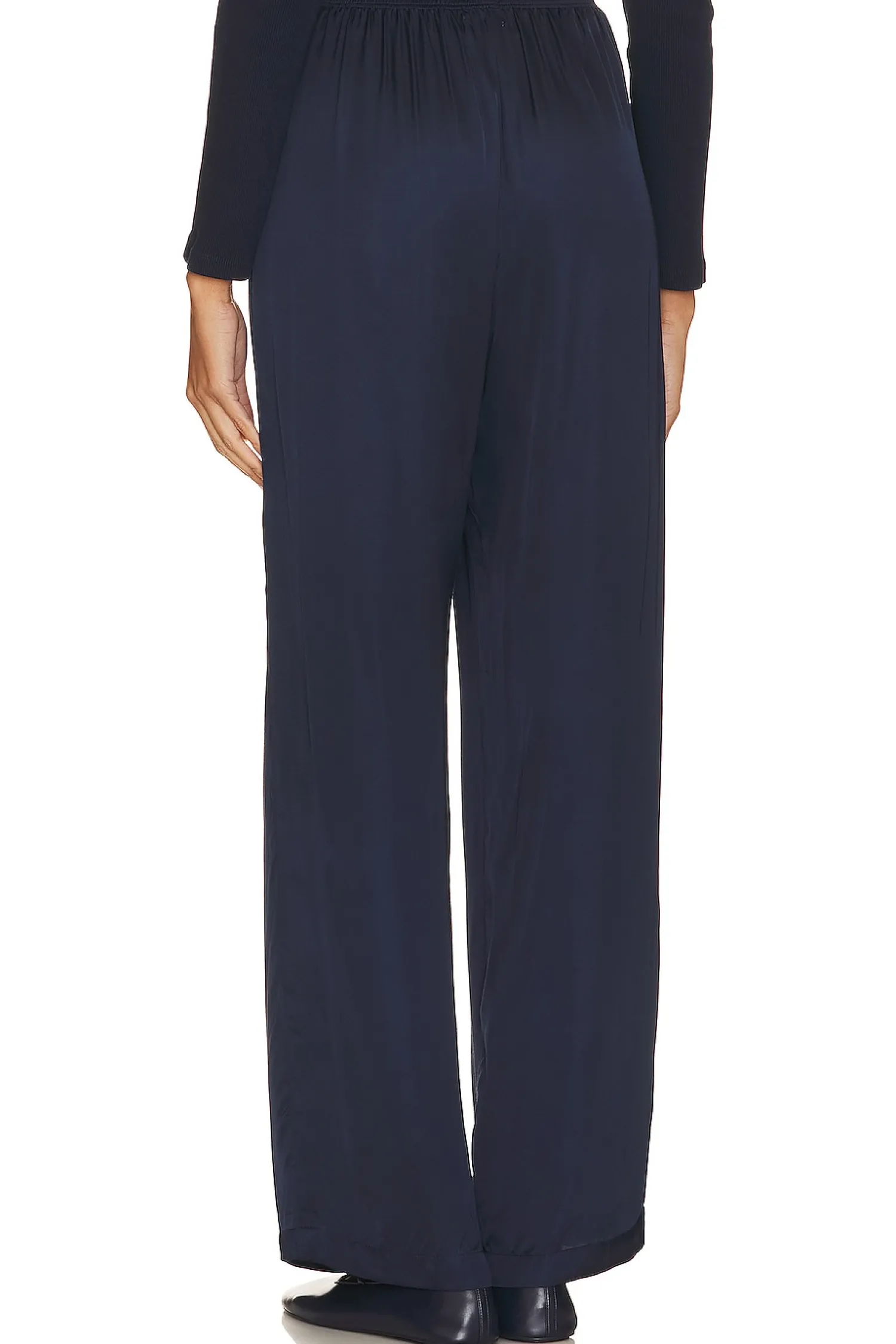 Women DONNI. Pants|Loungewear>Silky Simple Pant