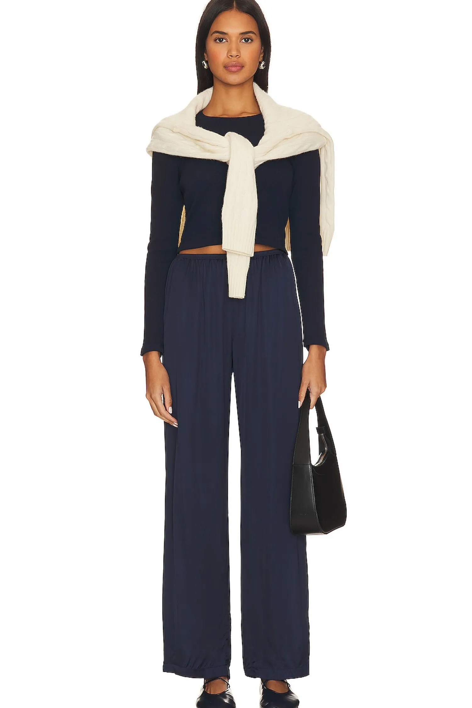 Women DONNI. Pants|Loungewear>Silky Simple Pant