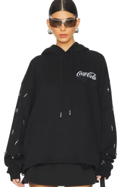 Women PRIVATE POLICY Loungewear>Silver Charm Sleeves Hoodie