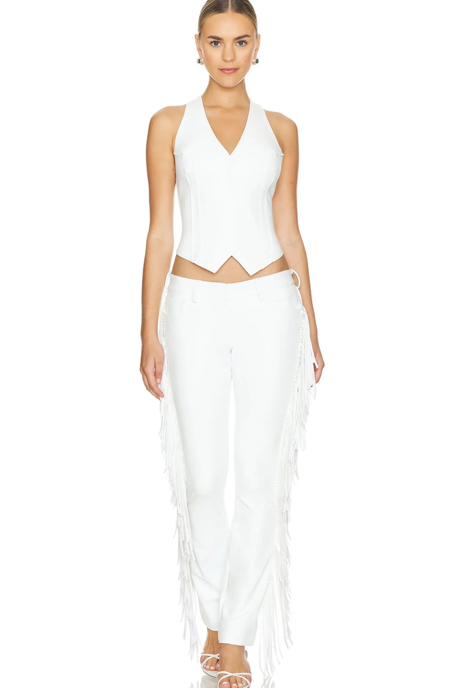 Women Norma Kamali Matching Sets>Simple Vest