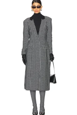 Women Norma Kamali Jackets & Coats>Single Breasted Boy Fit Riding Coat