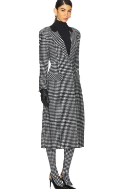Women Norma Kamali Jackets & Coats>Single Breasted Boy Fit Riding Coat